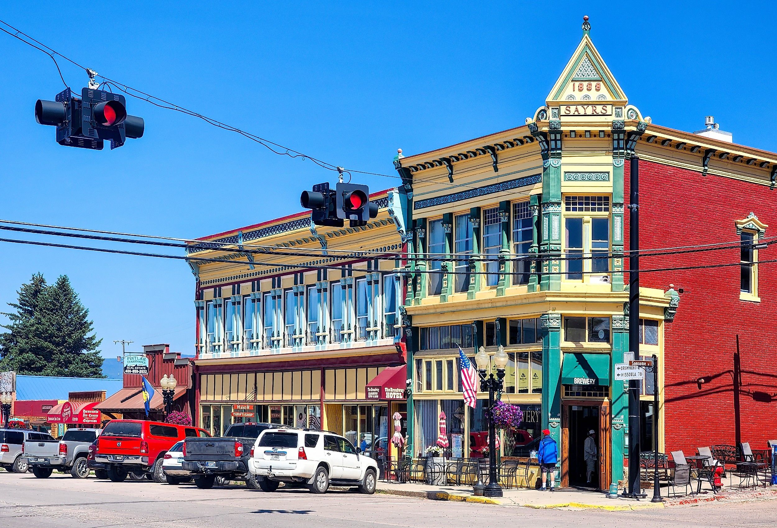 Broadway Street in Philipsburg, Montana. Image credit Mihai_Andritoiu via Shutterstock