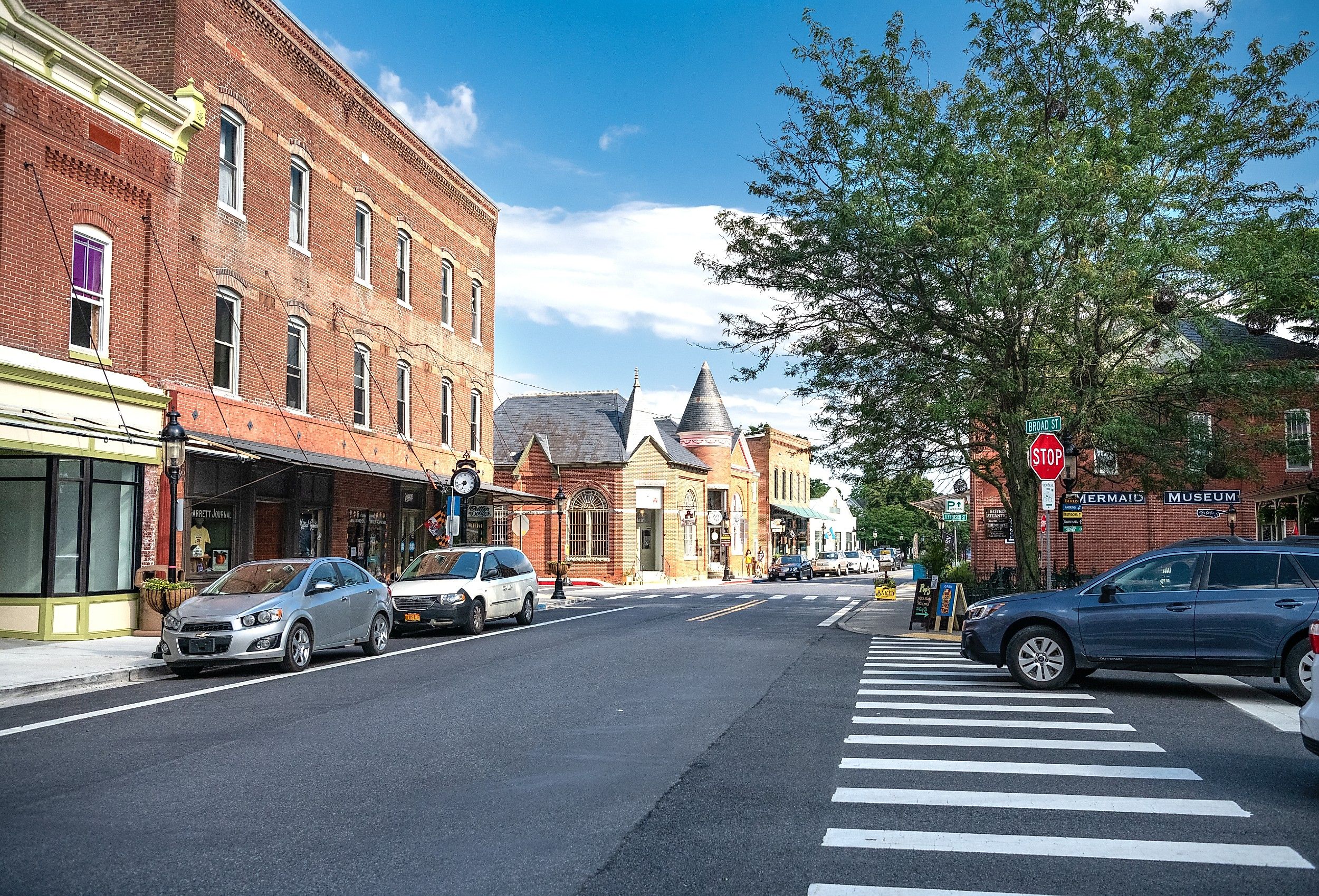 Historic downtown Berlin, Maryland. Image credit Kosoff via Shutterstock