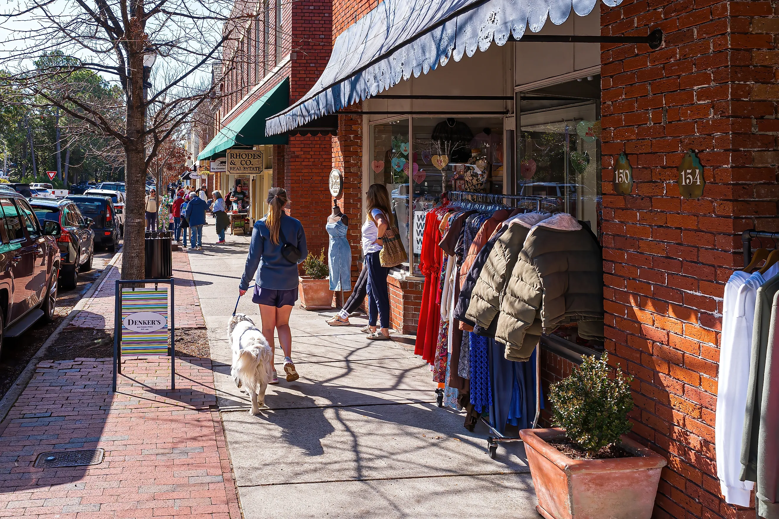 Downtown Southern Pines, North Carolina. Image by Wileydoc via Shutterstock.