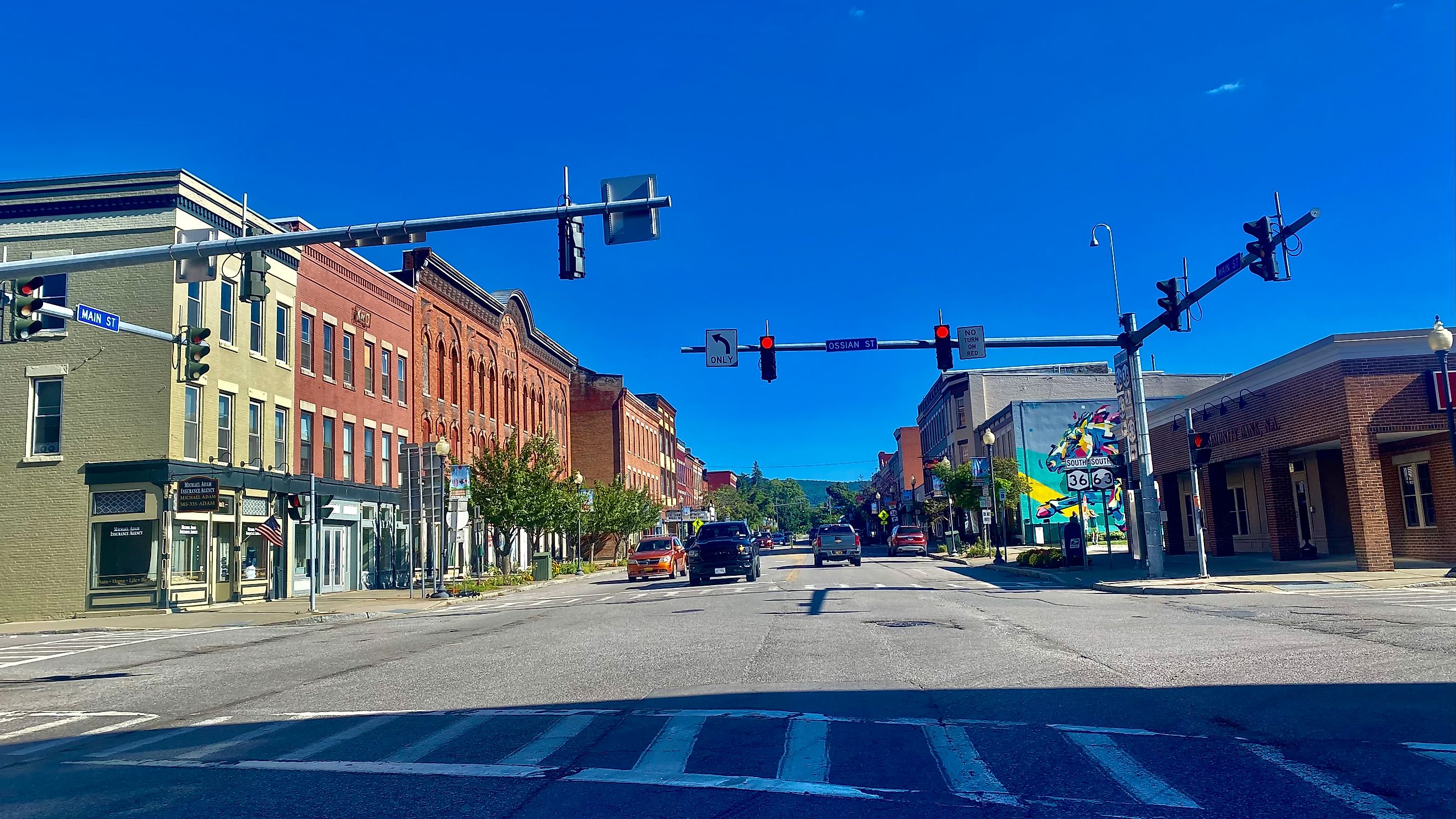 Main Street in Dansville, New York. By Andre Carrotflower, CC BY-SA 4.0, Wikimedia Commons