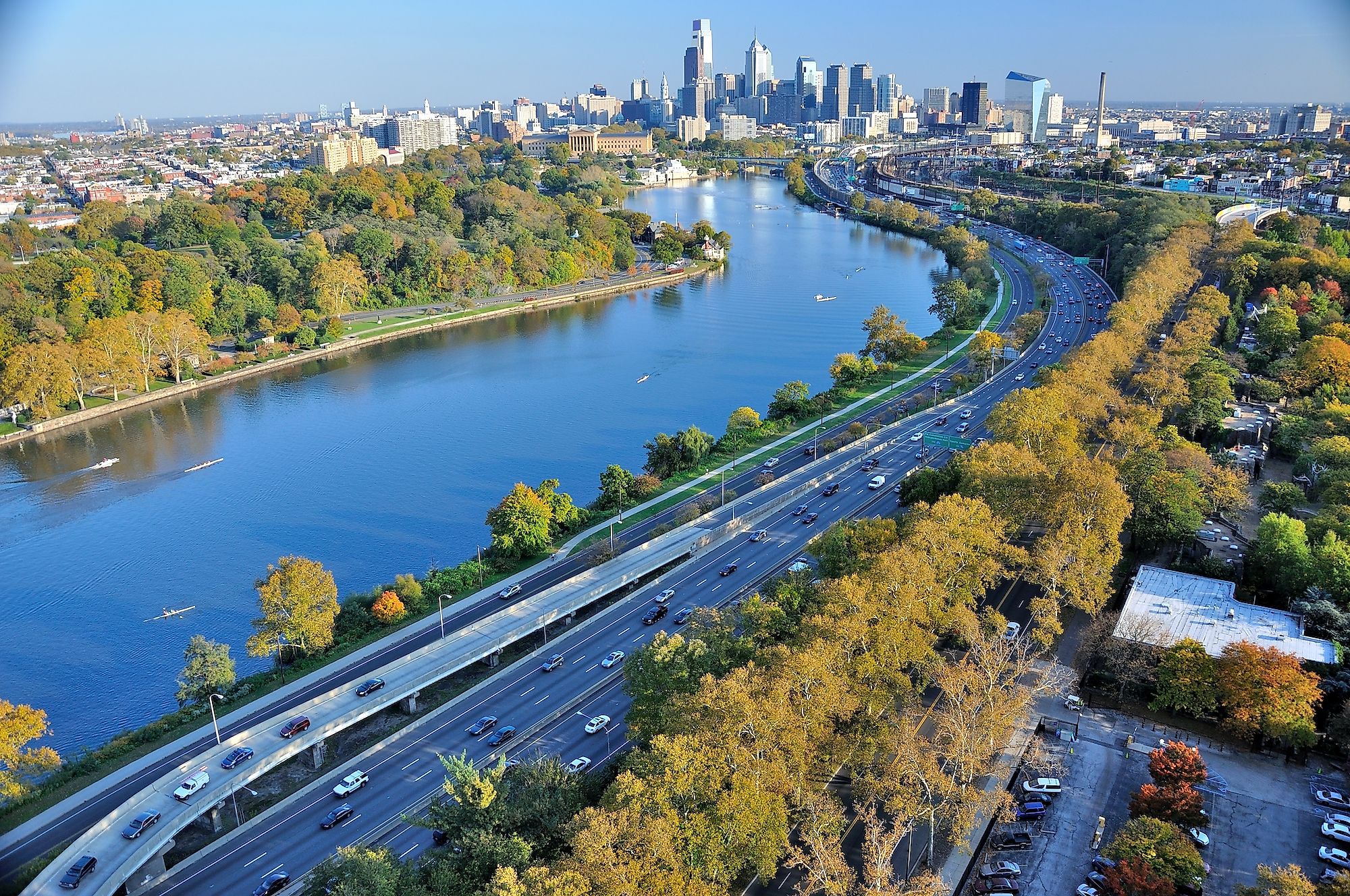 Schuylkill River in Philadelphia.