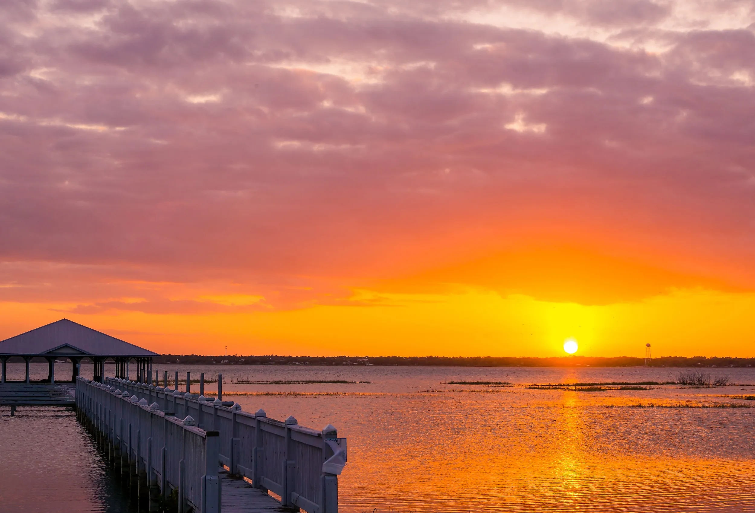Lake Jackson sunset in Sebring, FL.