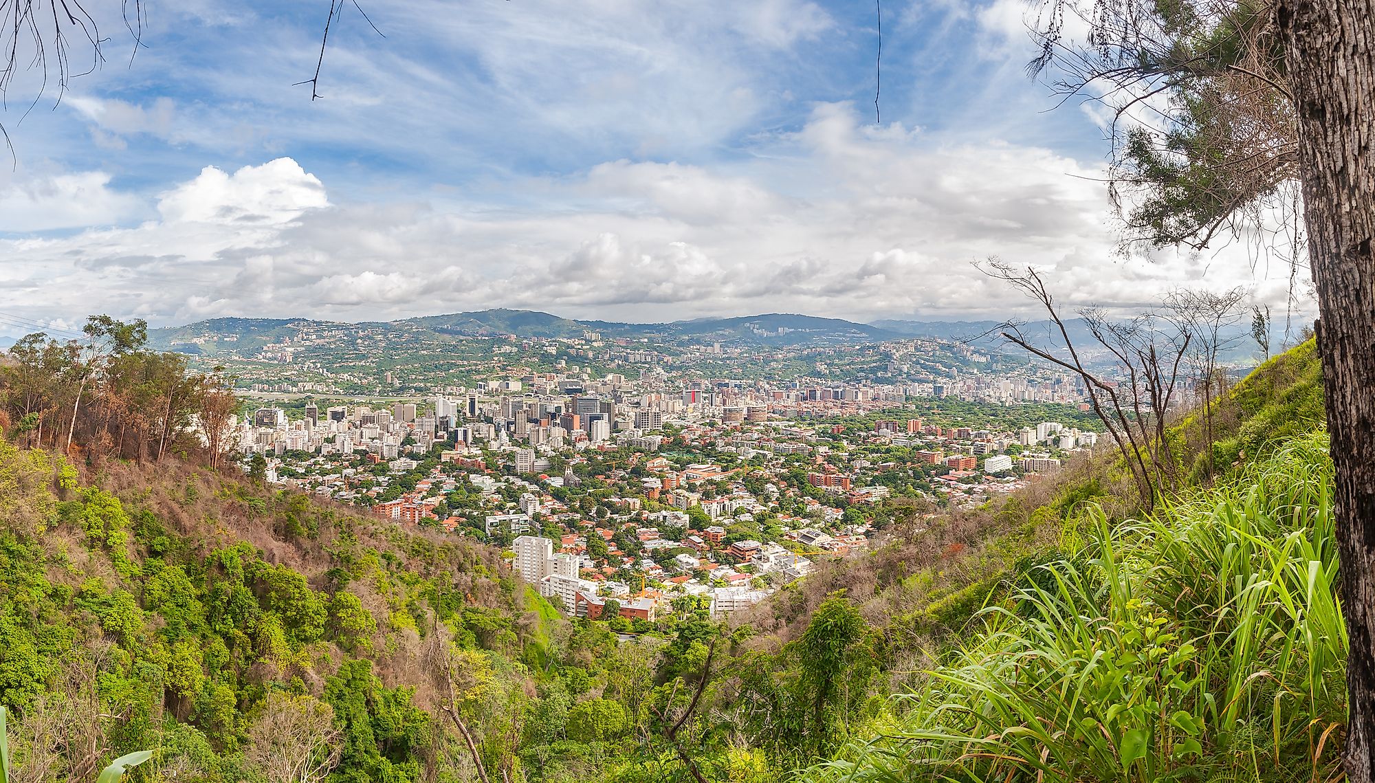 Panoramic view of Caracas from Waraira Repano National Park. Image credit: Paolo Costa/Shutterstock.com
