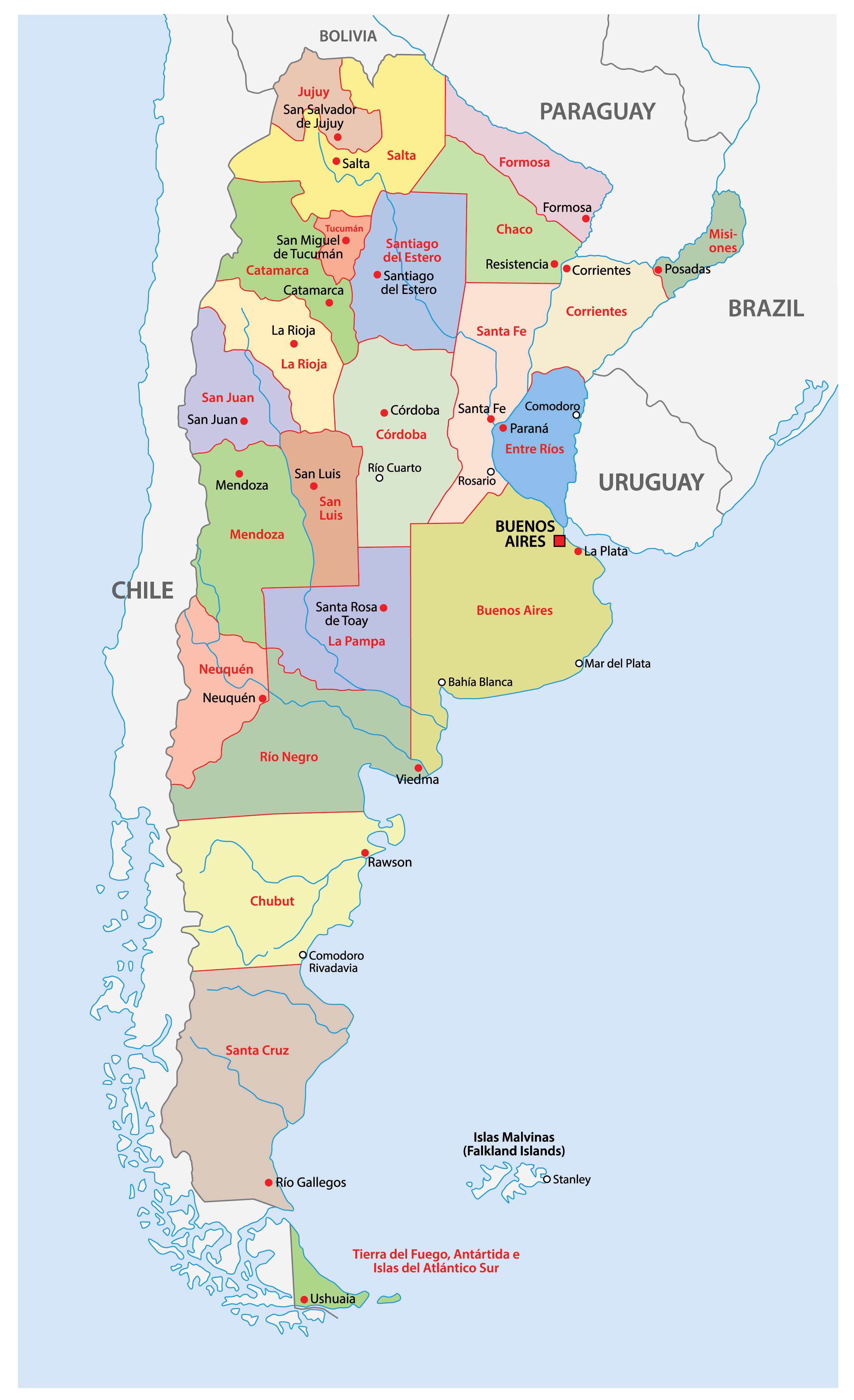 Argentina Maps Facts World Atlas