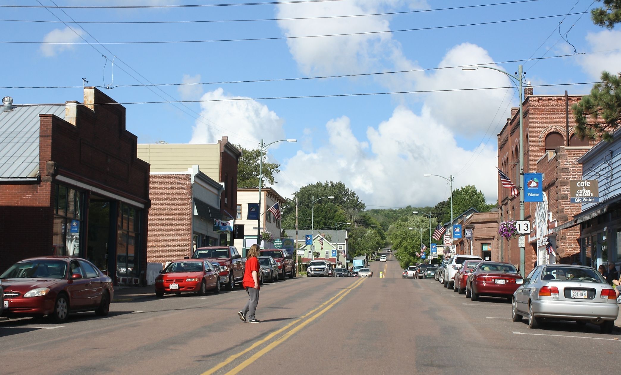 Downtown Bayfield in Wisconsin