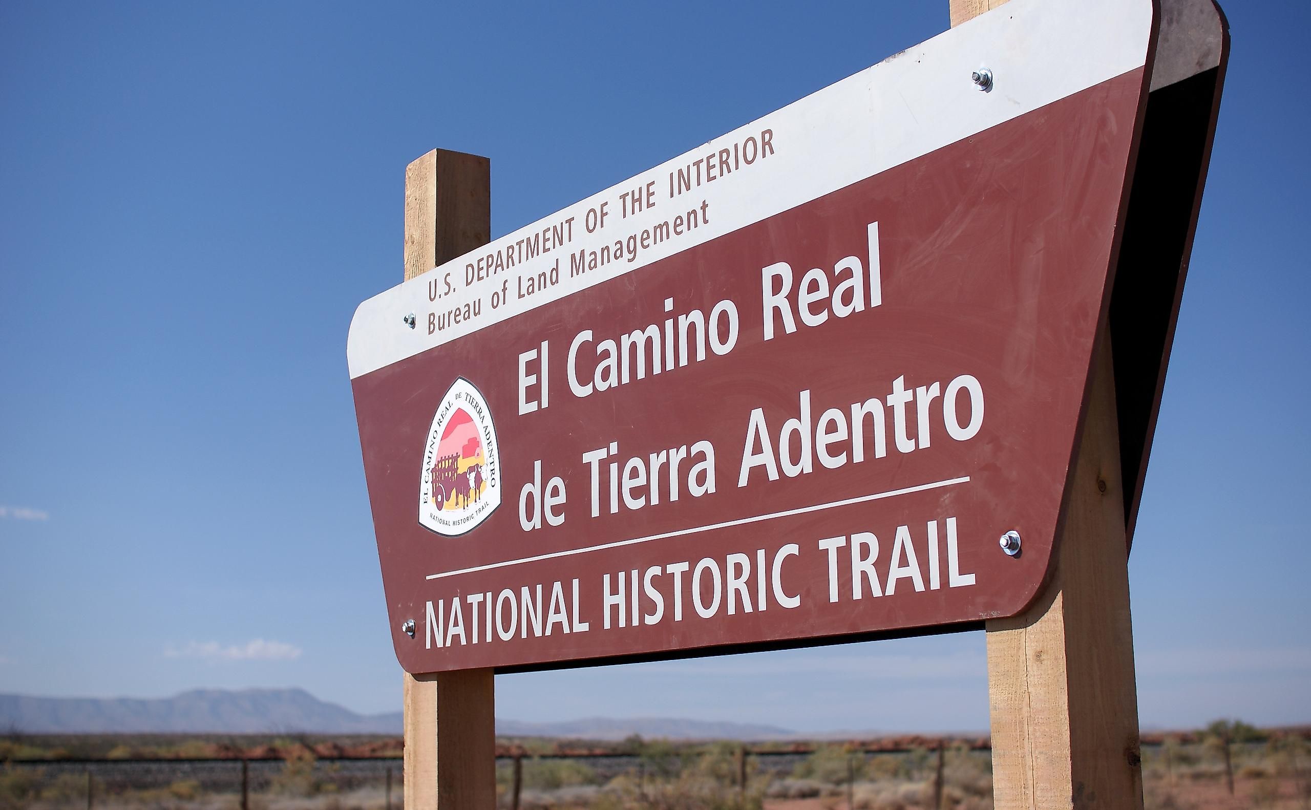 El Camino Real de Tierra Adentro, US.