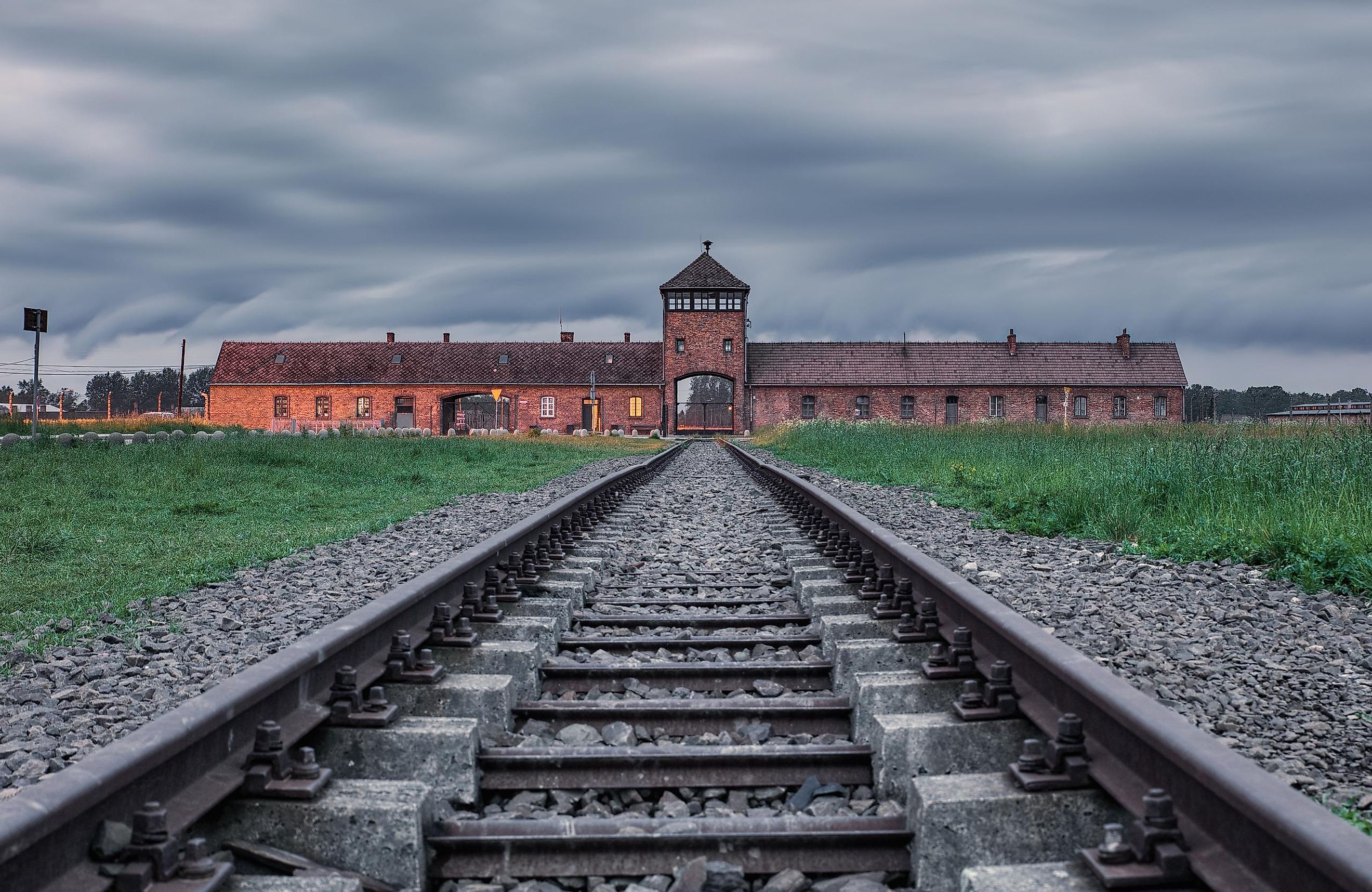 Auschwitz concentration camp by Sergej Borzov via Shutterstock.com