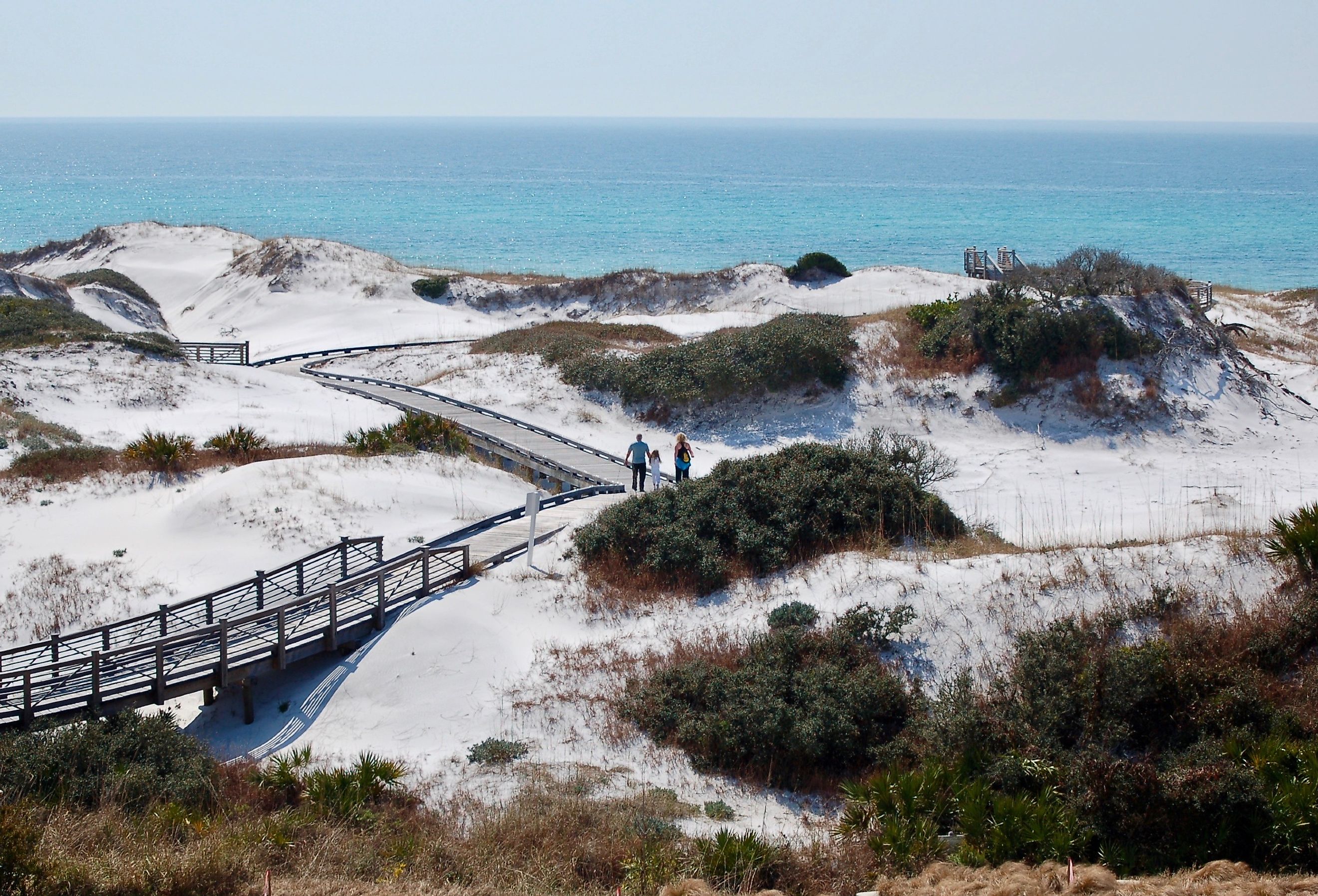 Boardwalk at Port St. Joe, Florida.