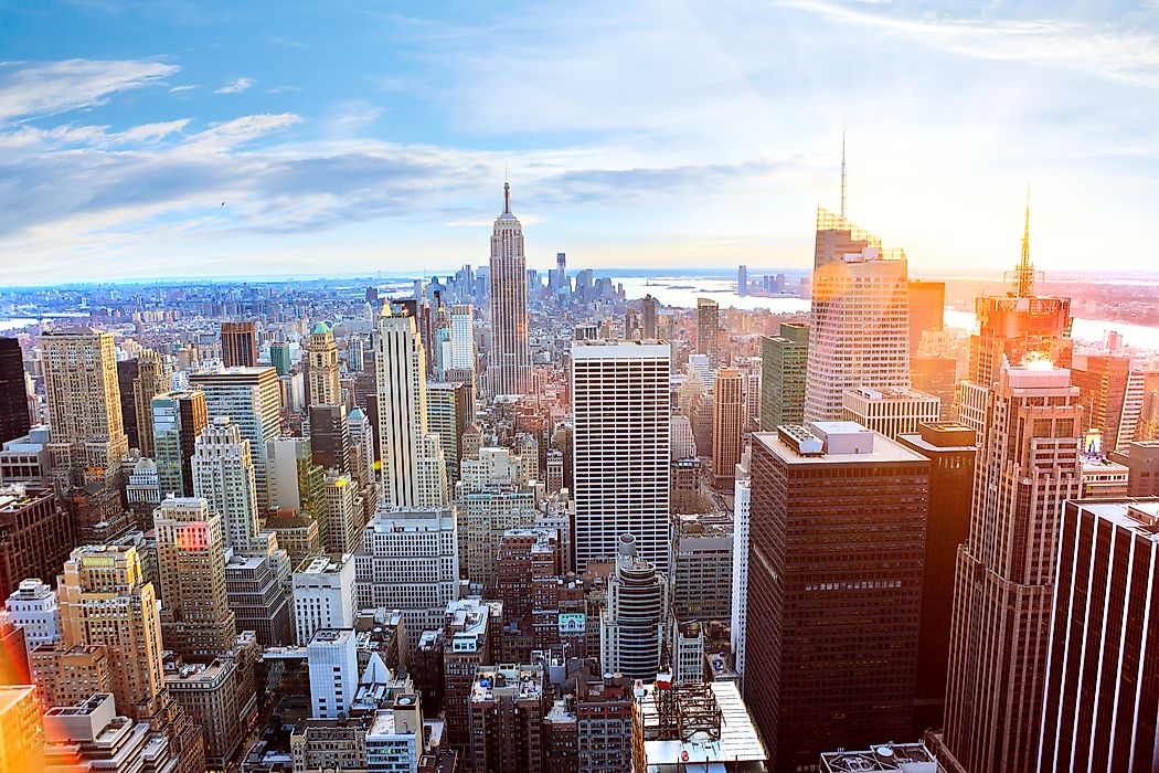 New York is home to the second largest collection of skyscrapers on the planet.