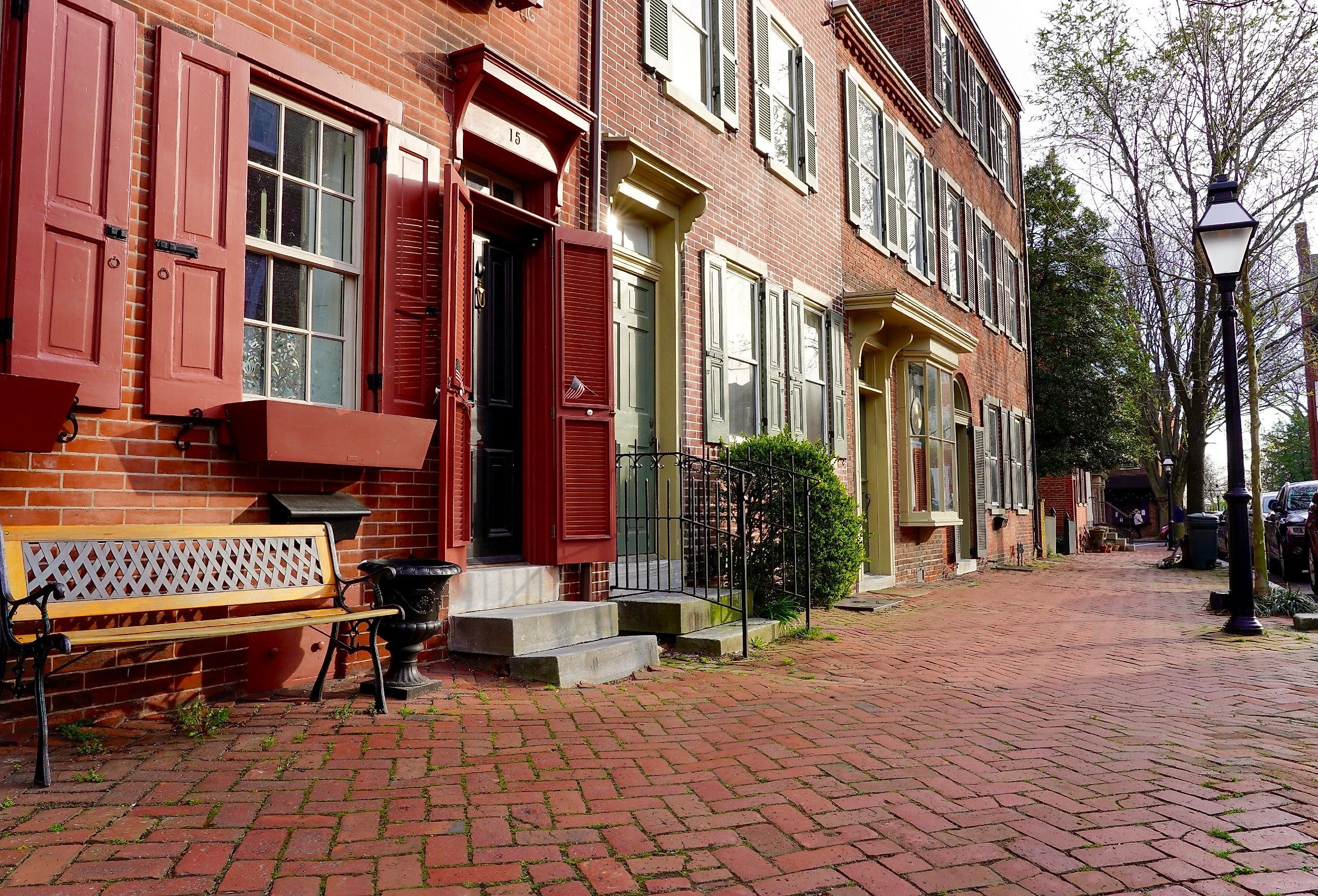 The historic New Castle Green, Delaware. Image credit George Wirt via Shutterstock