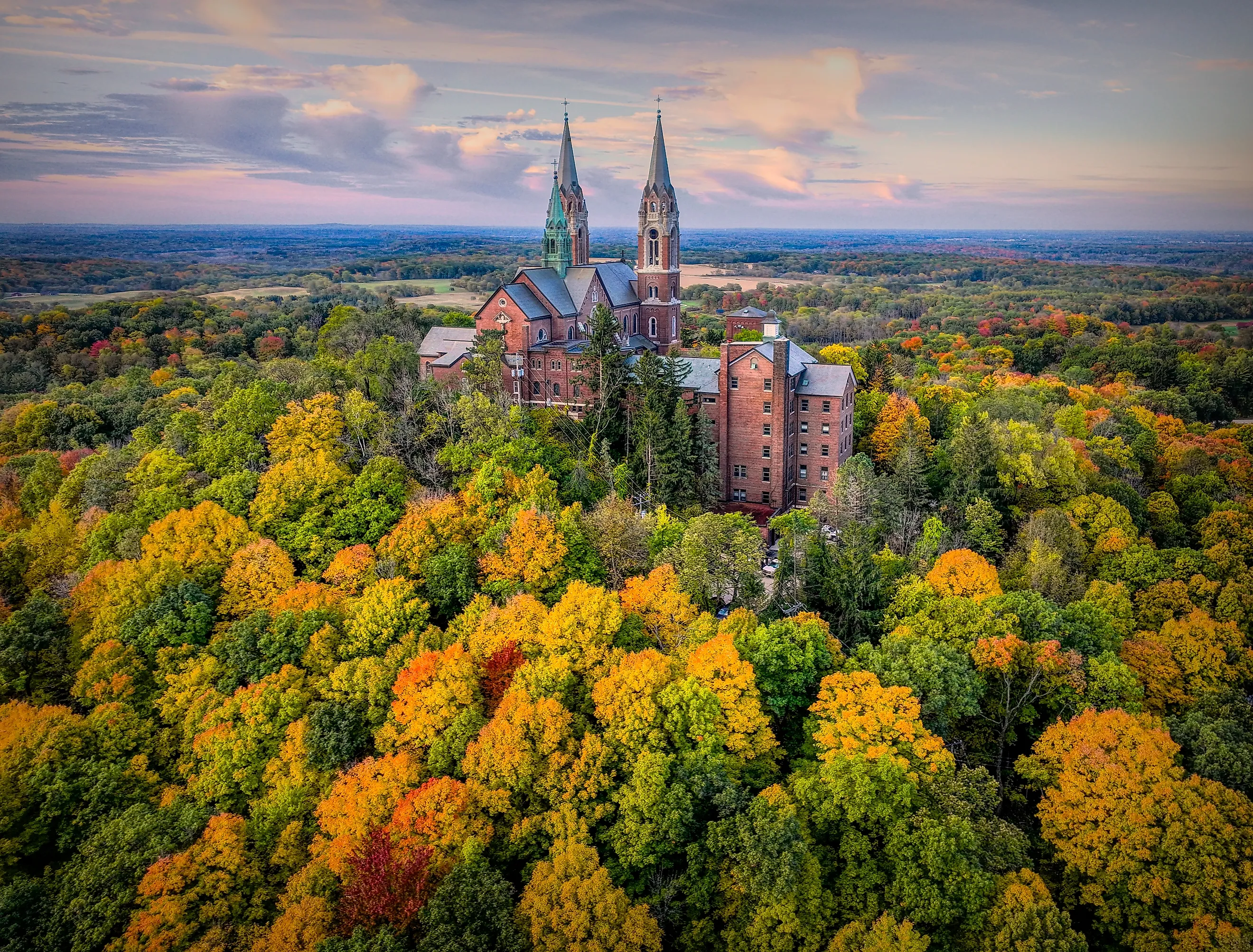 The Basilica and National Shrine of Mary, Help of Christians at the Holy Hill is a Roman Catholic Marian shrine in Erin, Wisconsin.