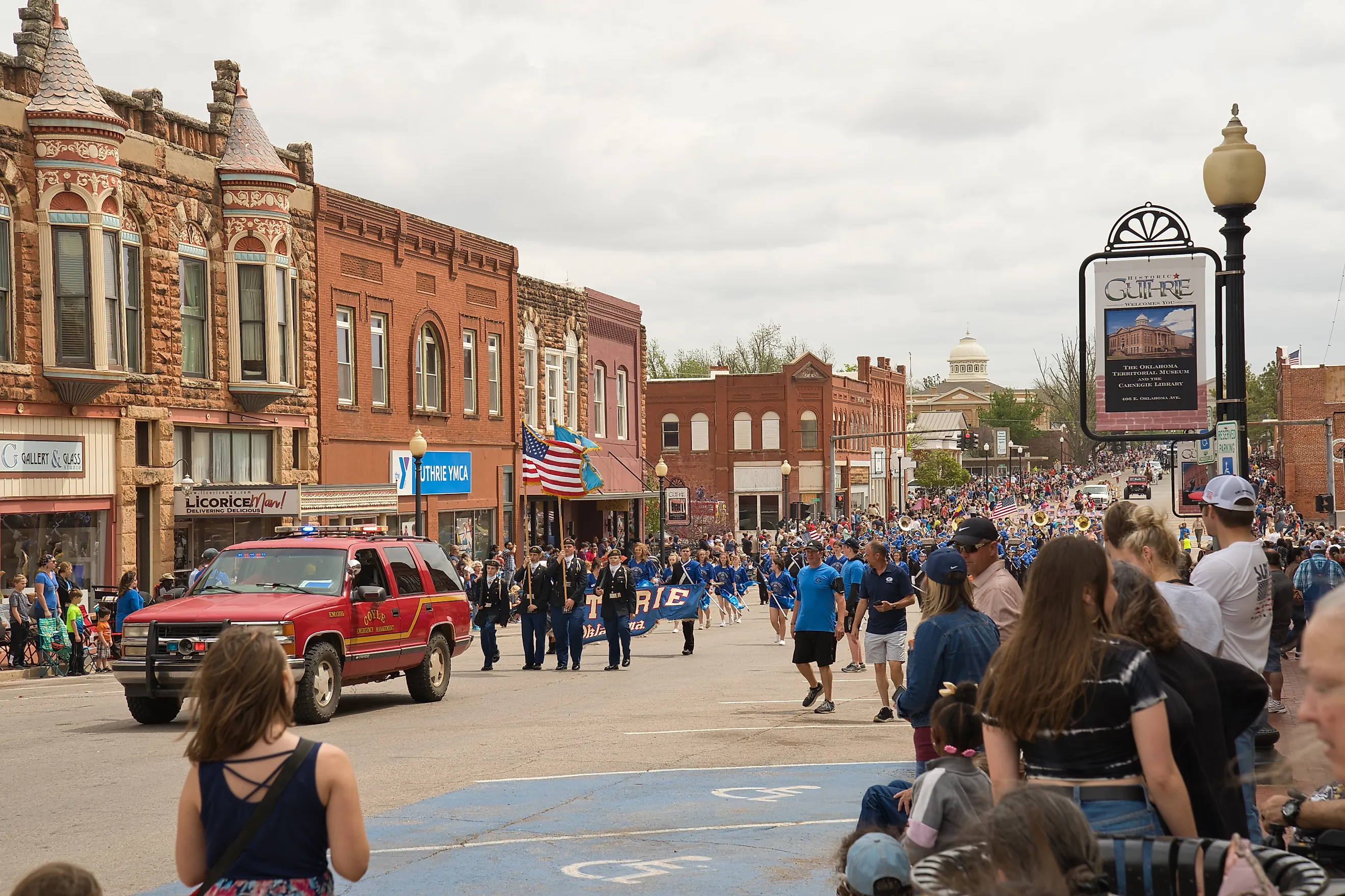 Celebration parade of 89er Day in Guthrie, Oklahoma. Image credit: Andreas Stroh / Shutterstock.com.