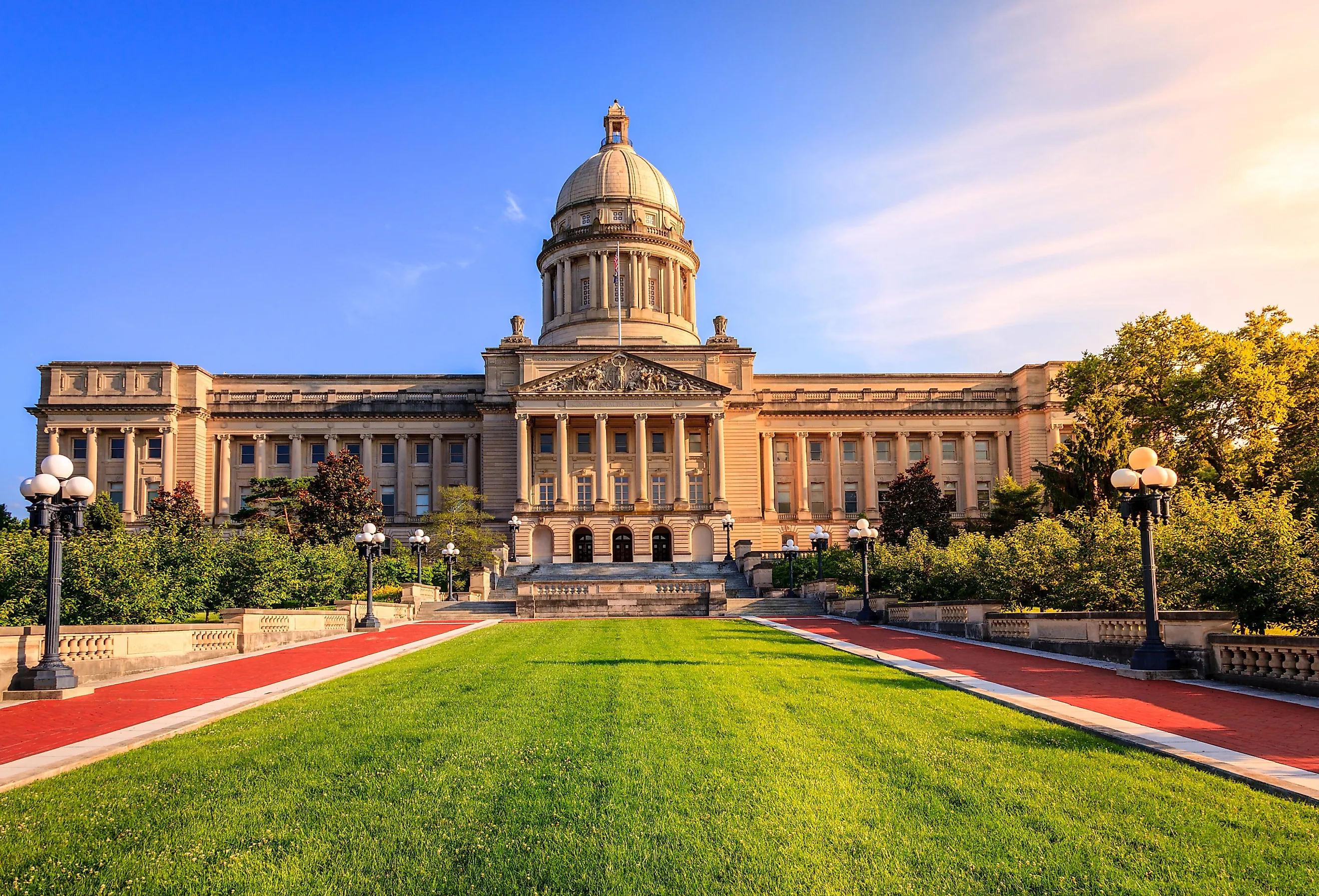 Capitol building in Frankfort, Kentucky.