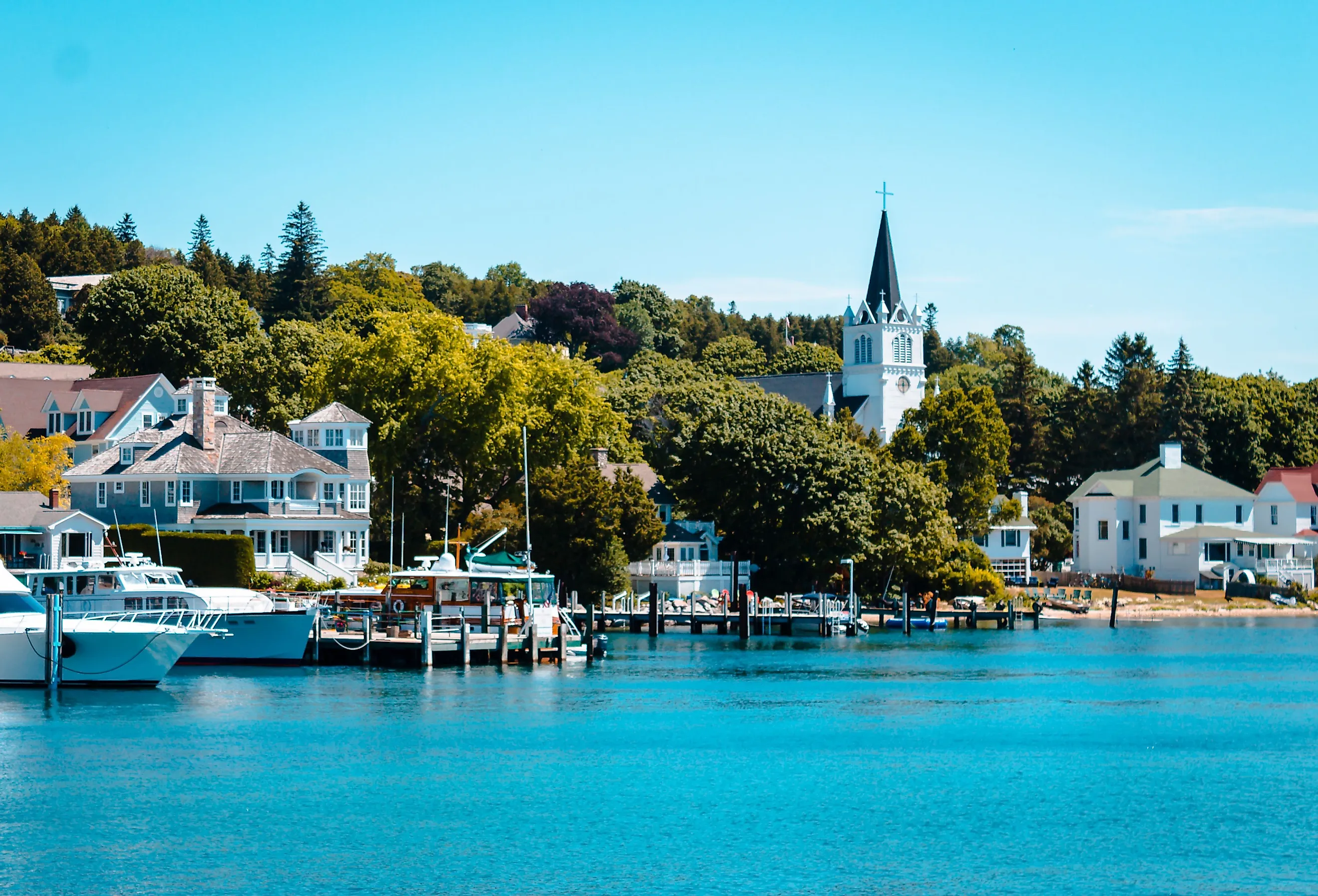 The Harbor at Mackinac Island.