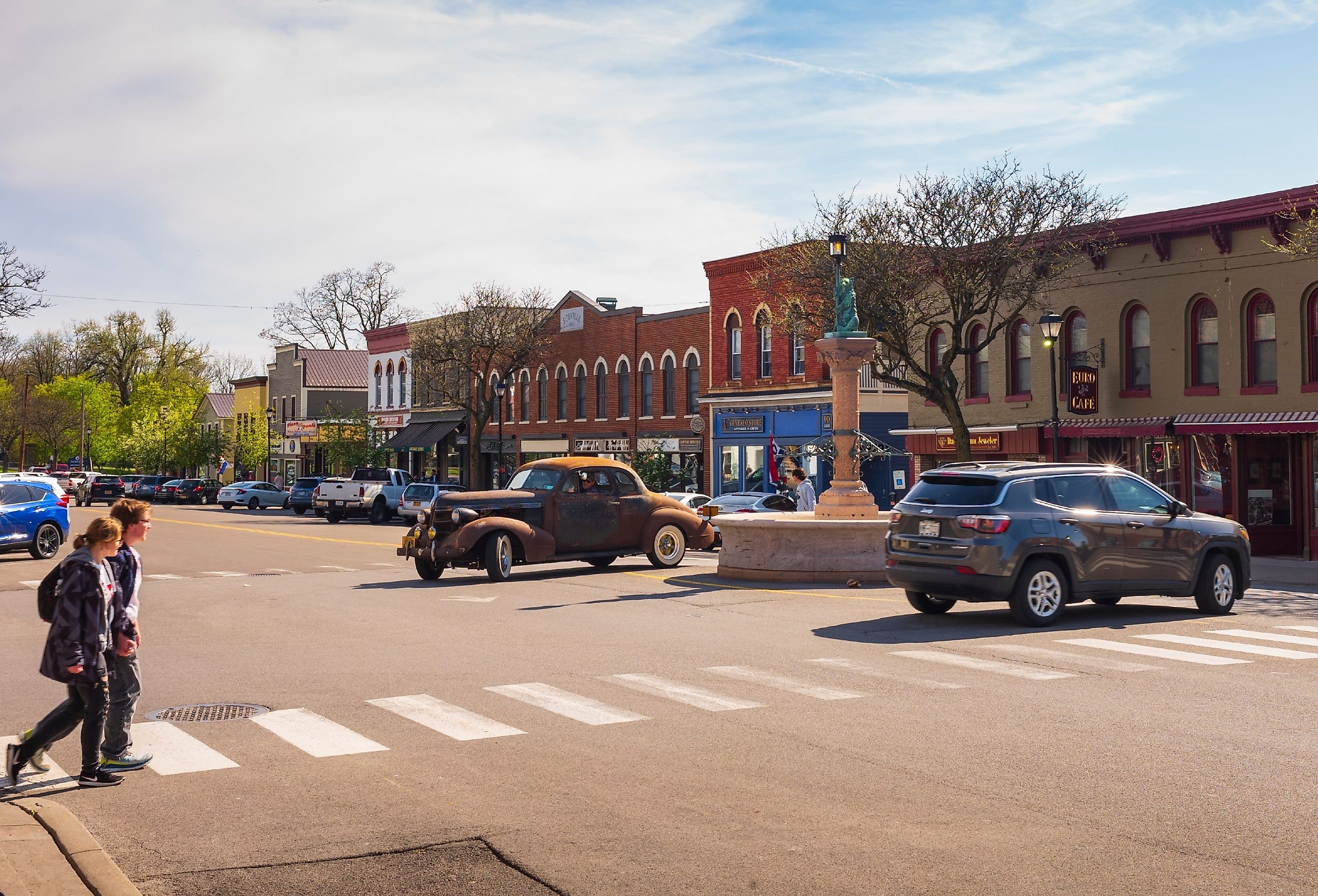 Geneseo is a town in the Finger Lakes region of New York. Image credit JWCohen via Shutterstock