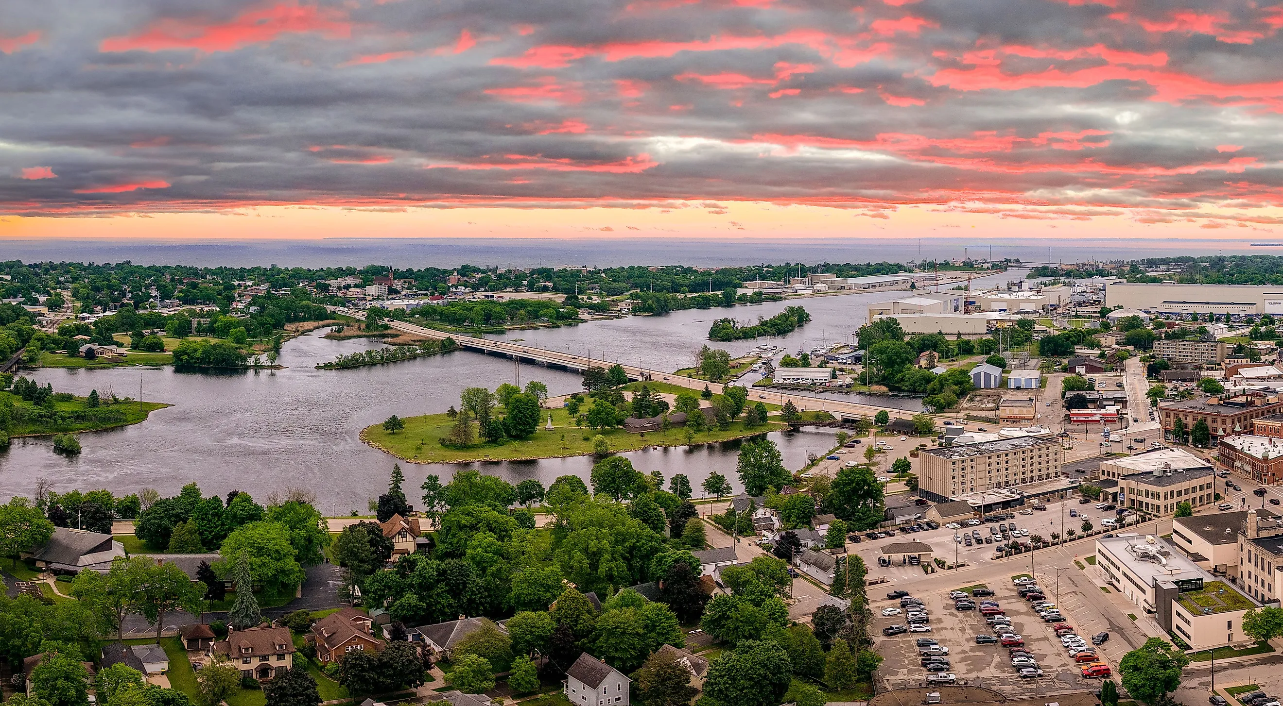 Morning in Marinette, Wisonsin