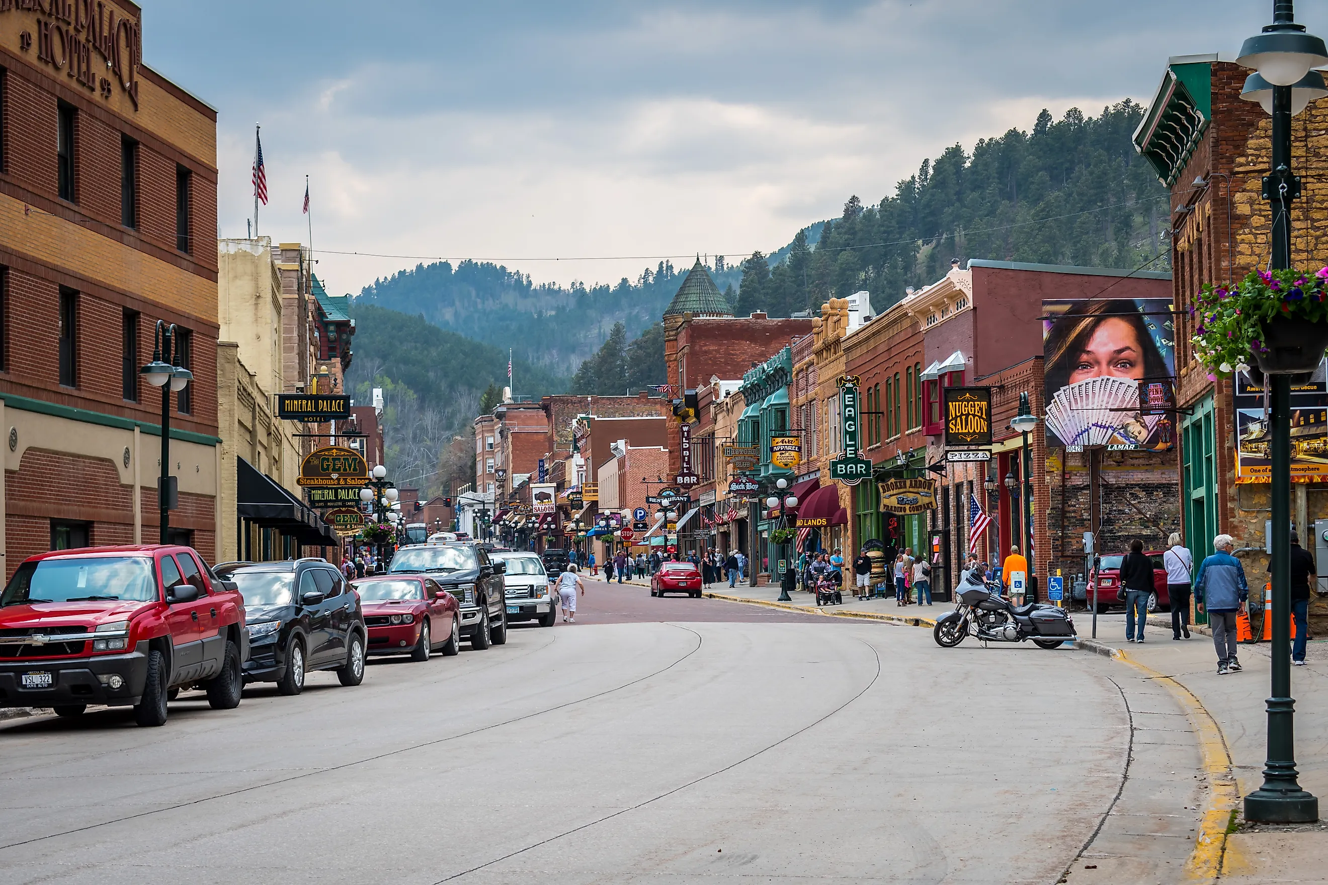 Deadwood, South Dakota. Editorial credit: Cheri Alguire / Shutterstock.com