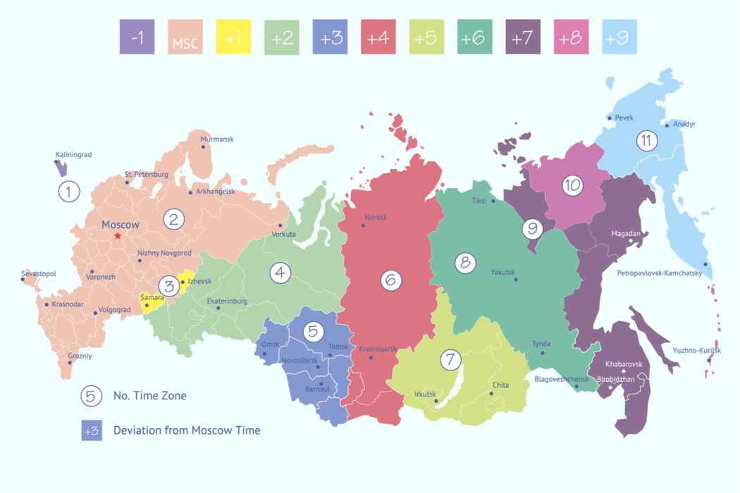How Many Time Zones Are In The United States WorldAtlas