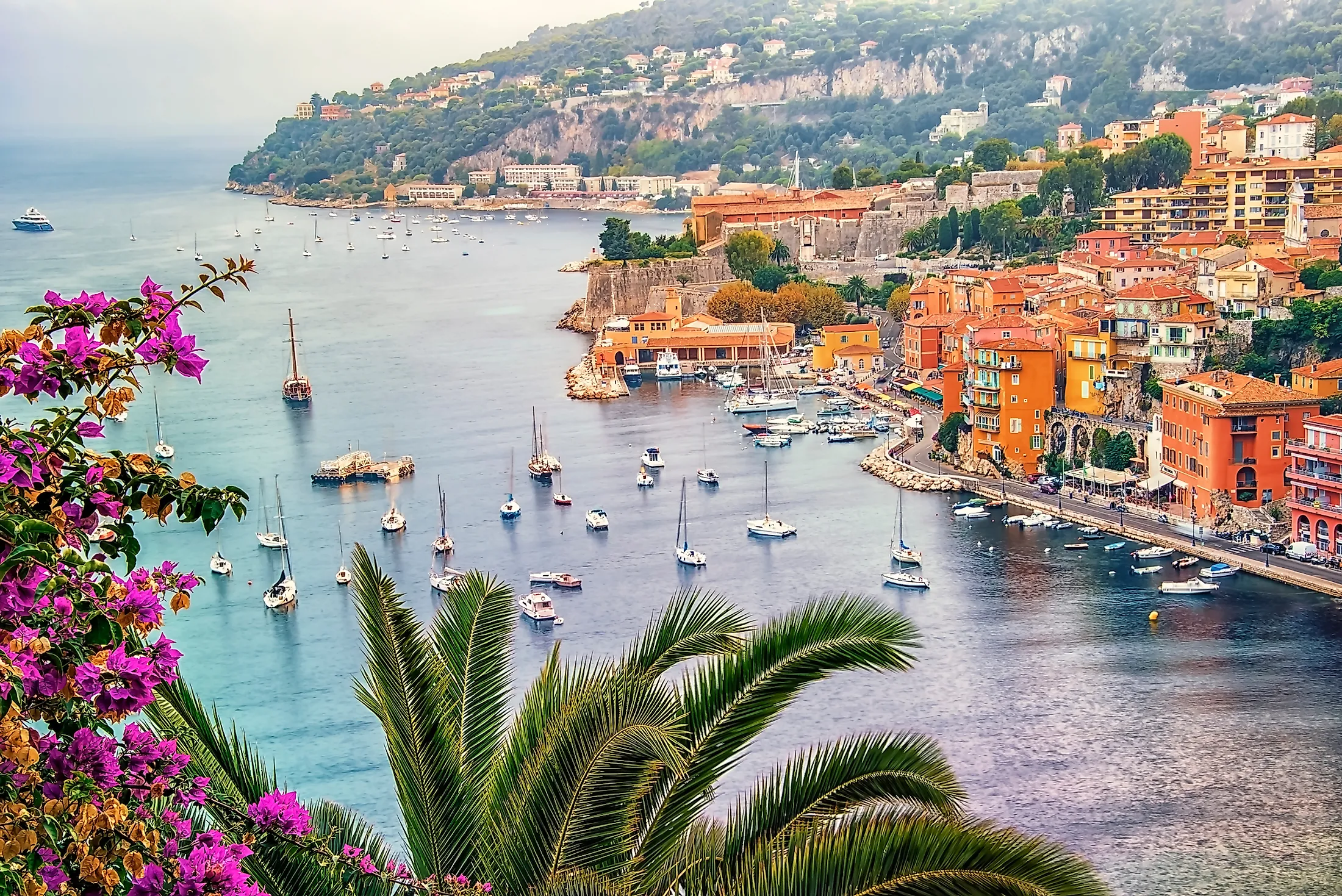 Villefranche sur Mer between Nice and Monaco.