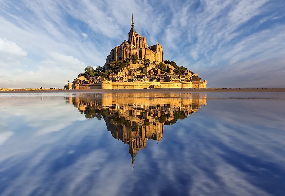 Mont St. Michel, France.