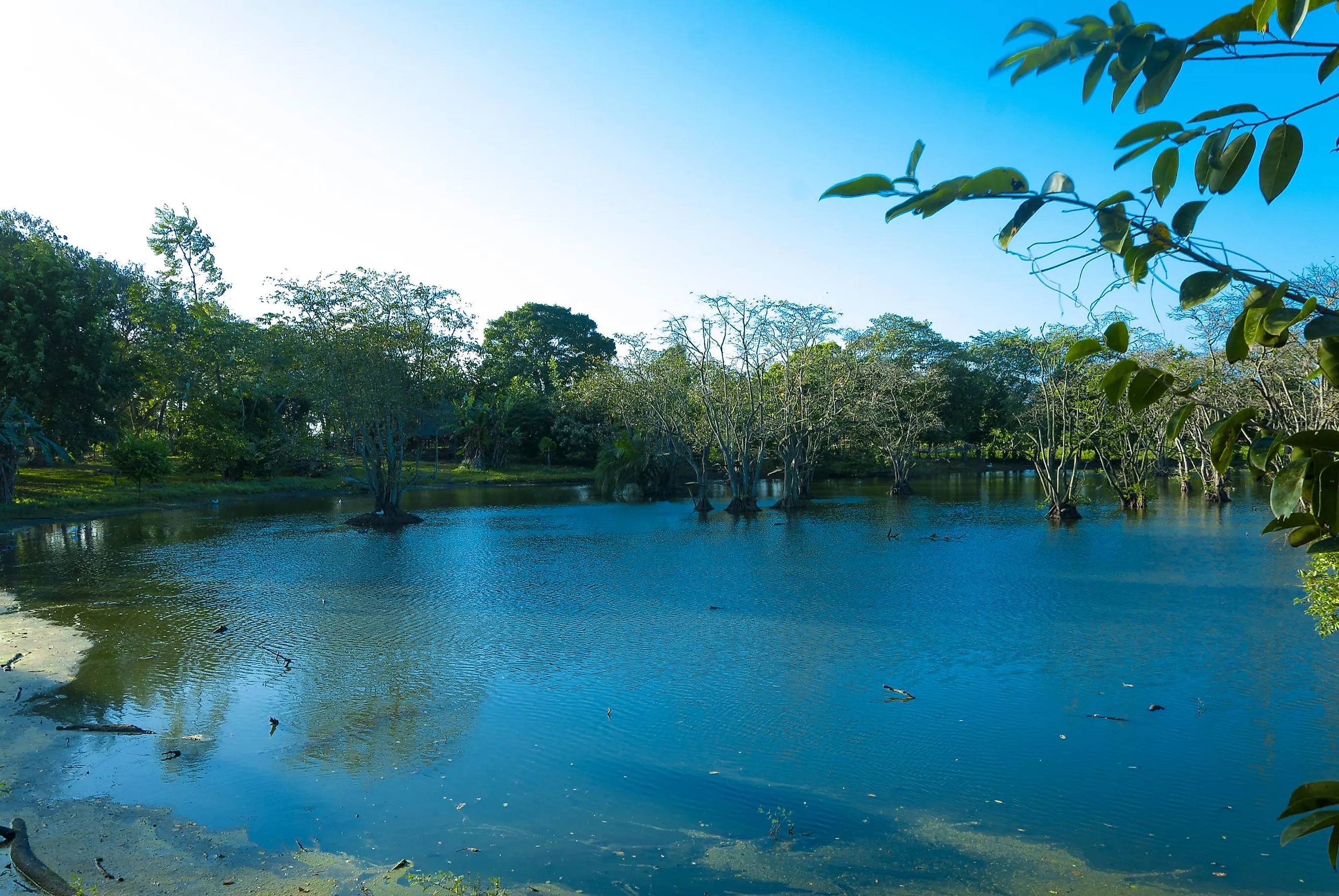 Lake Izabal, Guatemala.