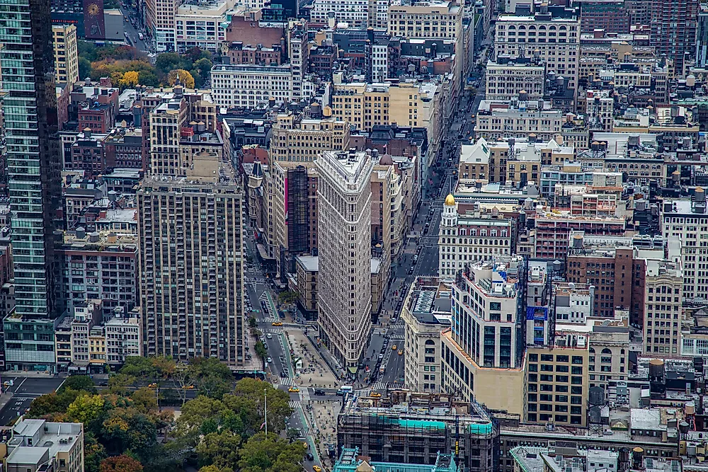 Many of the buildings in Manhattan's urban landscape date back to the late 1800s. 