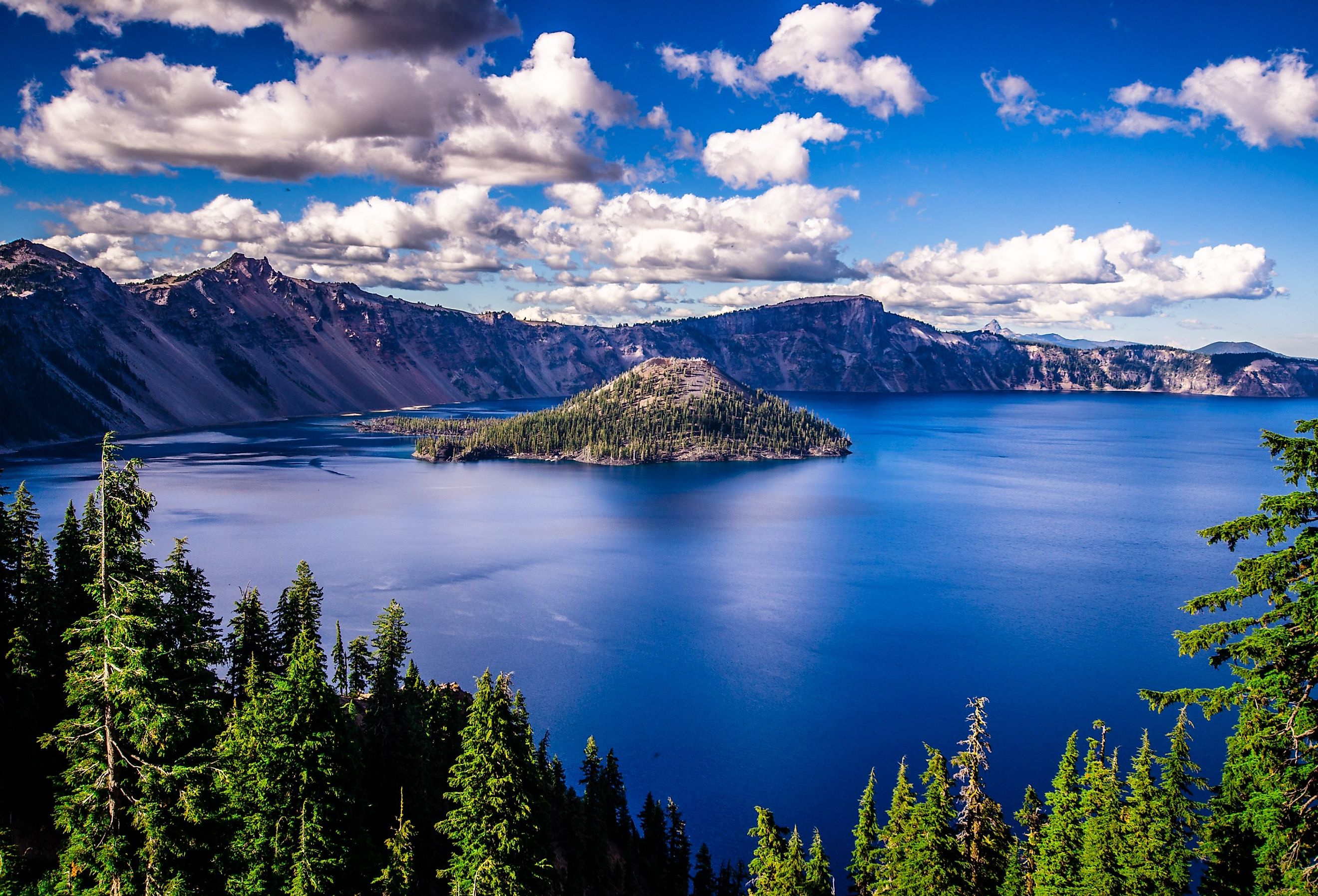 Overlooking the magnificent Crater Lake, Oregon.