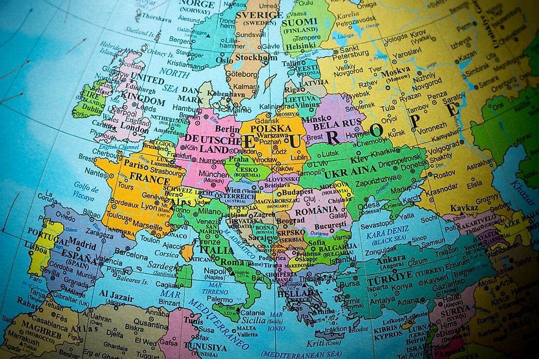 How Many Countries Are There in Europe? - WorldAtlas