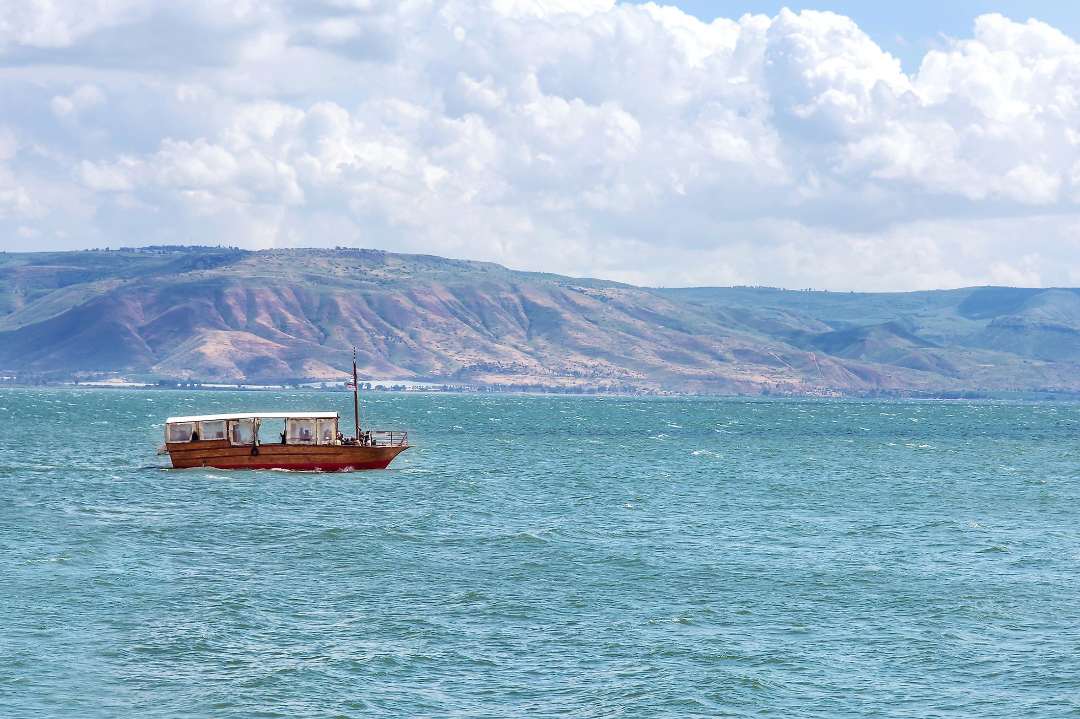 Boat at Sea of Galilee