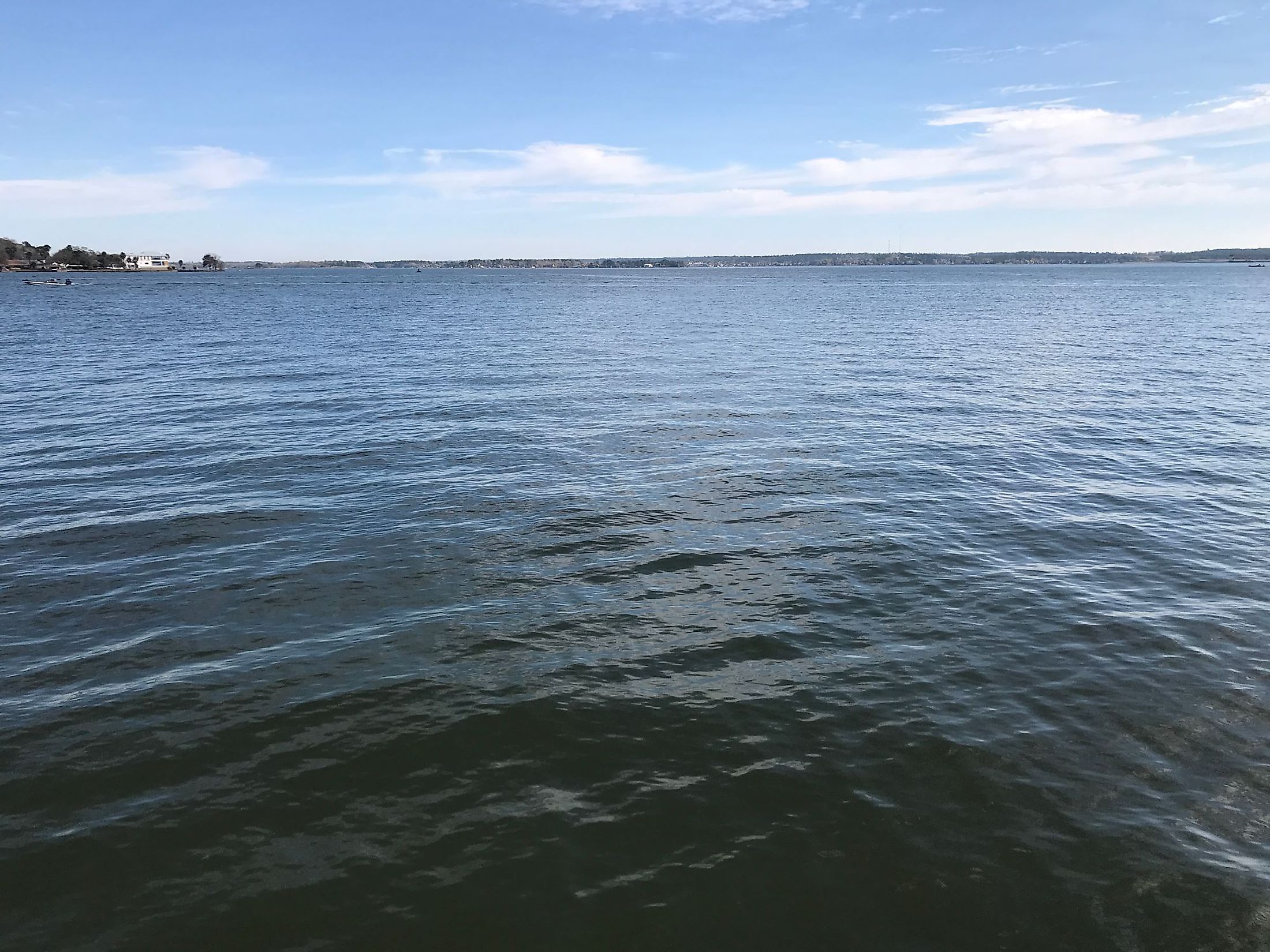 Lake Conroe, outside of Houston, Texas. Editorial credit: LisaChi / Shutterstock.com