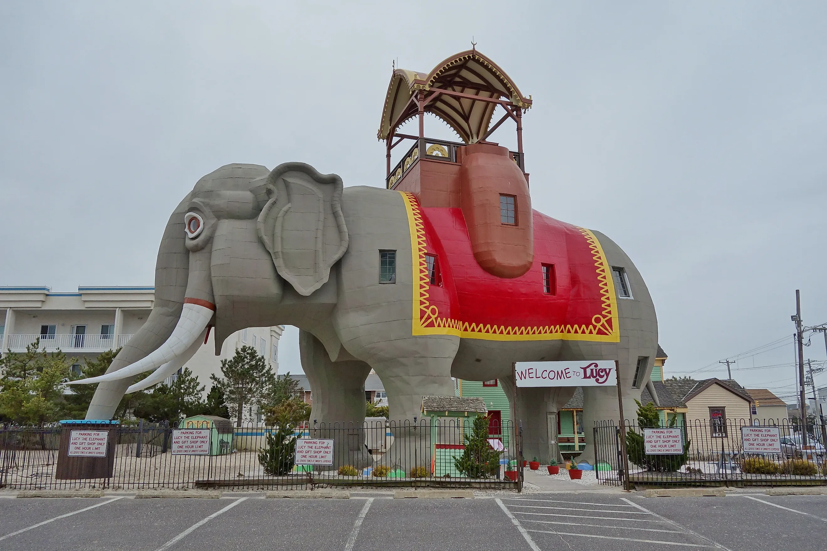 Lucy the Elephant, in Margate City, New Jersey, via EQRoy / Shutterstock.com
