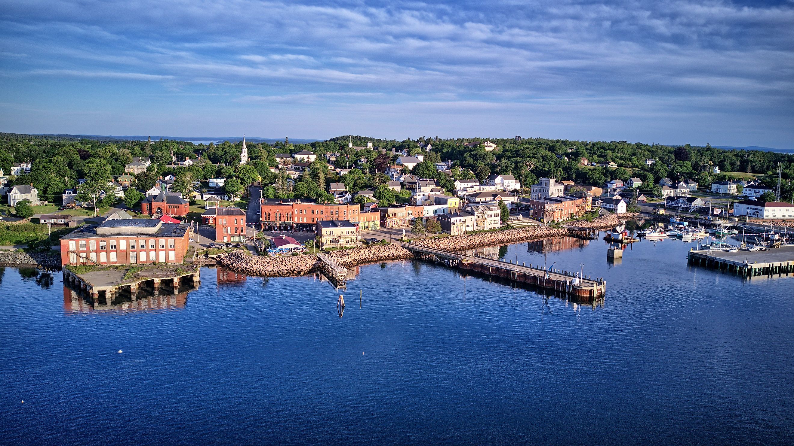 View of Eastport Maine. Image Credits: leo w kowal via Shutterstock