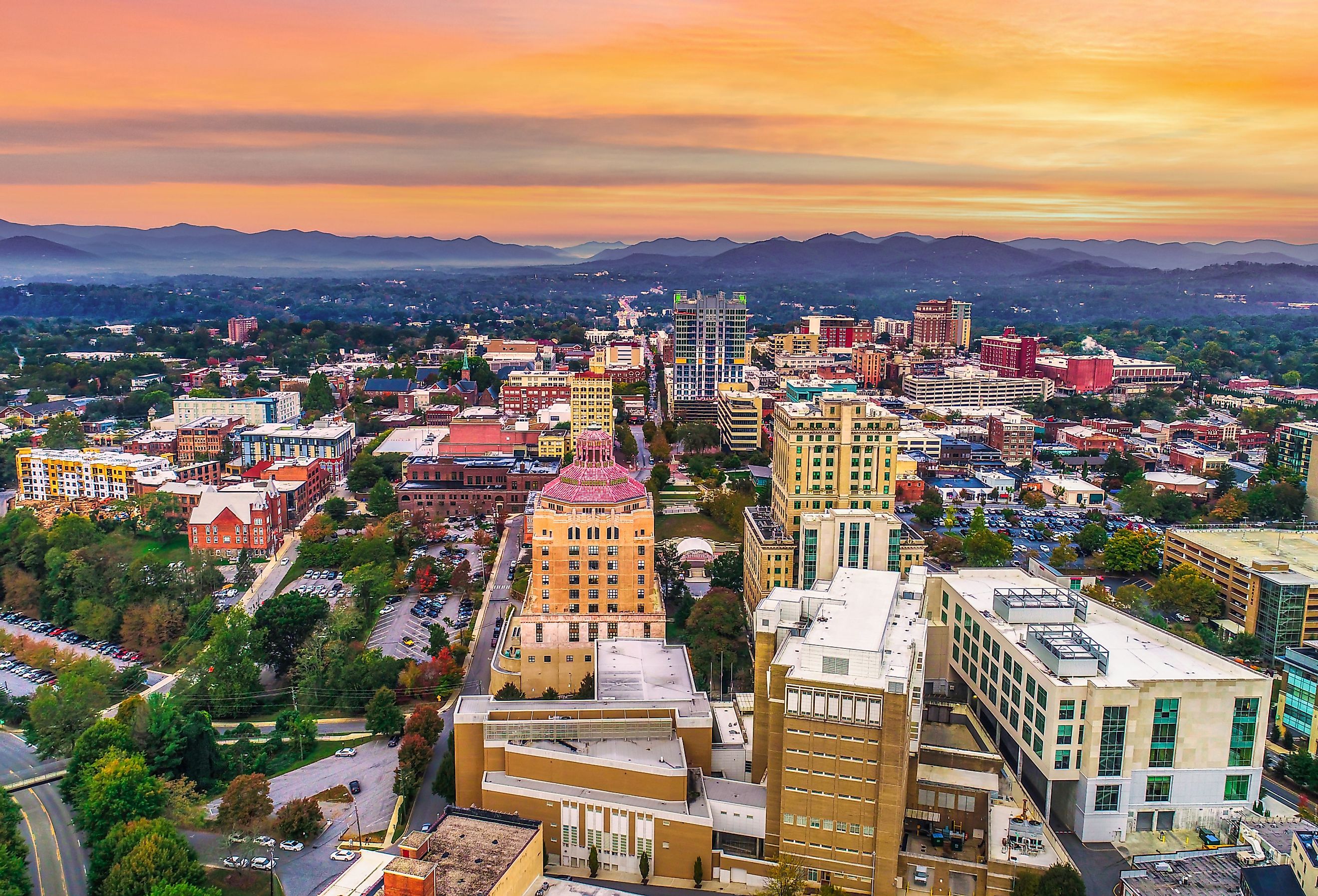 Downtown Asheville, North Carolina.