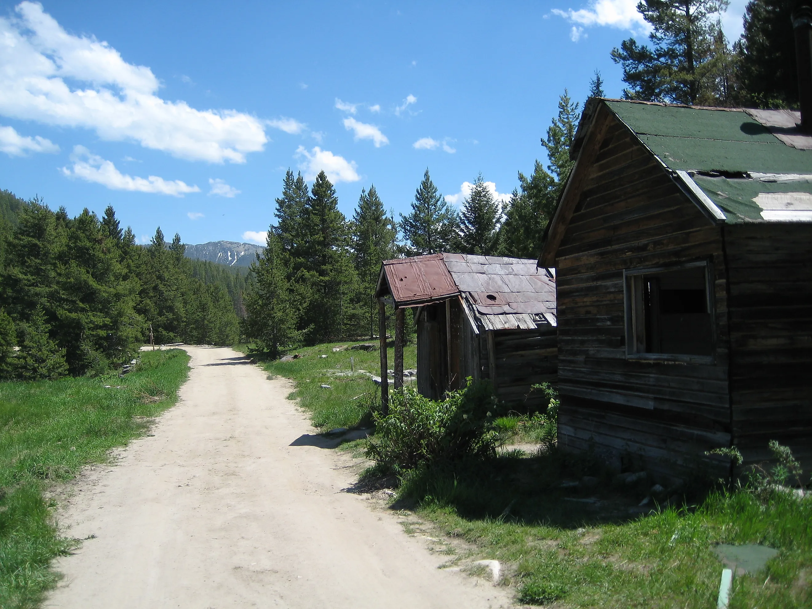 In the ghost town of Granite, Montana, USA