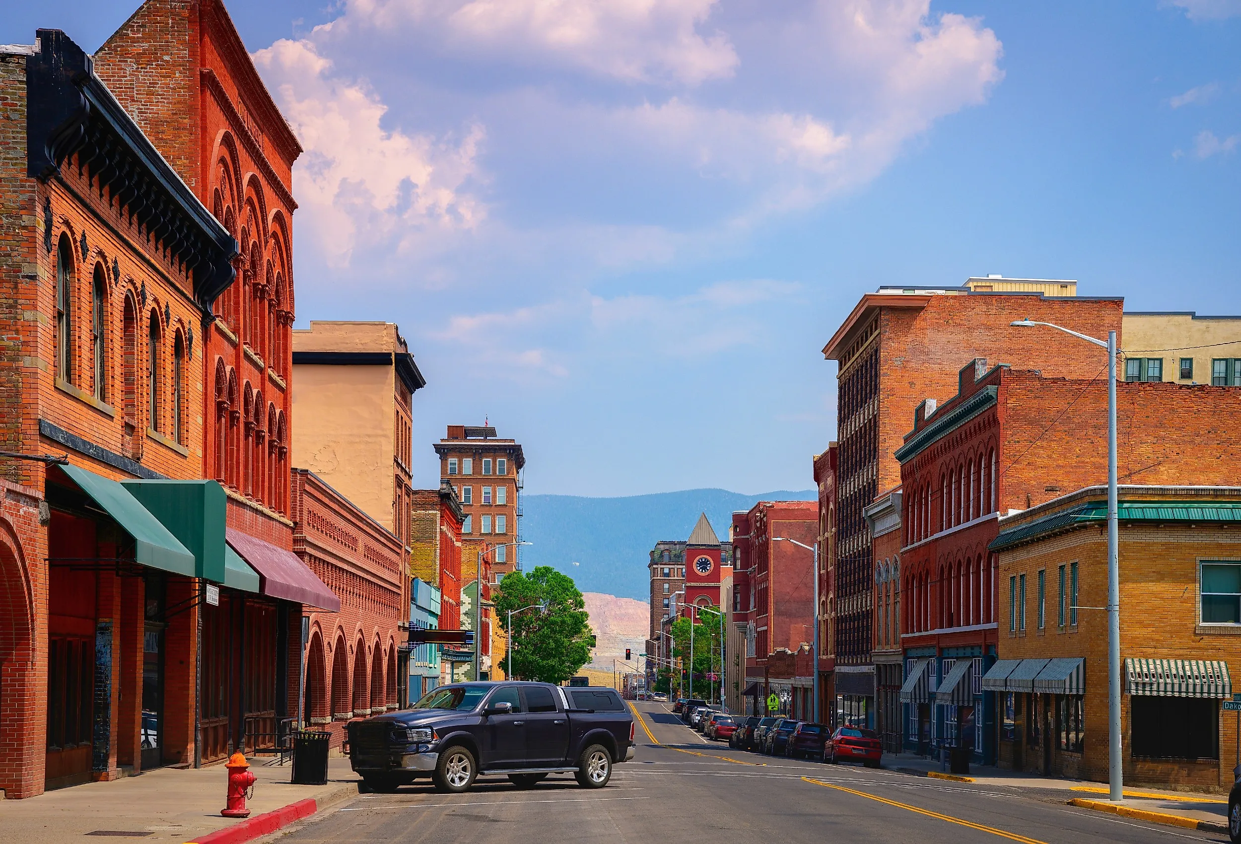Historic Uptown District of the City of Butte, Montana.