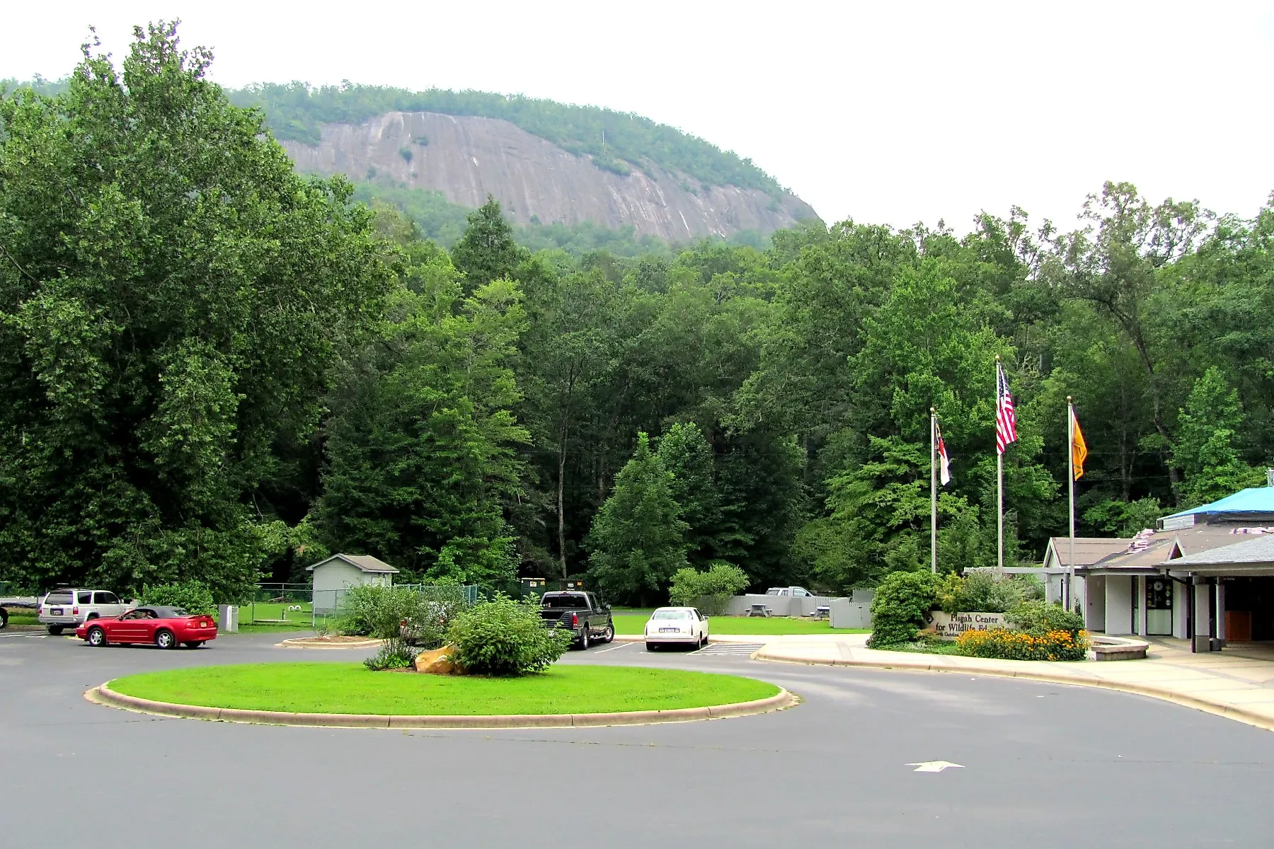 Looking Glass Mountain from Brevard, NC By twbuckner - Flickr, CC BY 2.0, Wikimedia Commons
