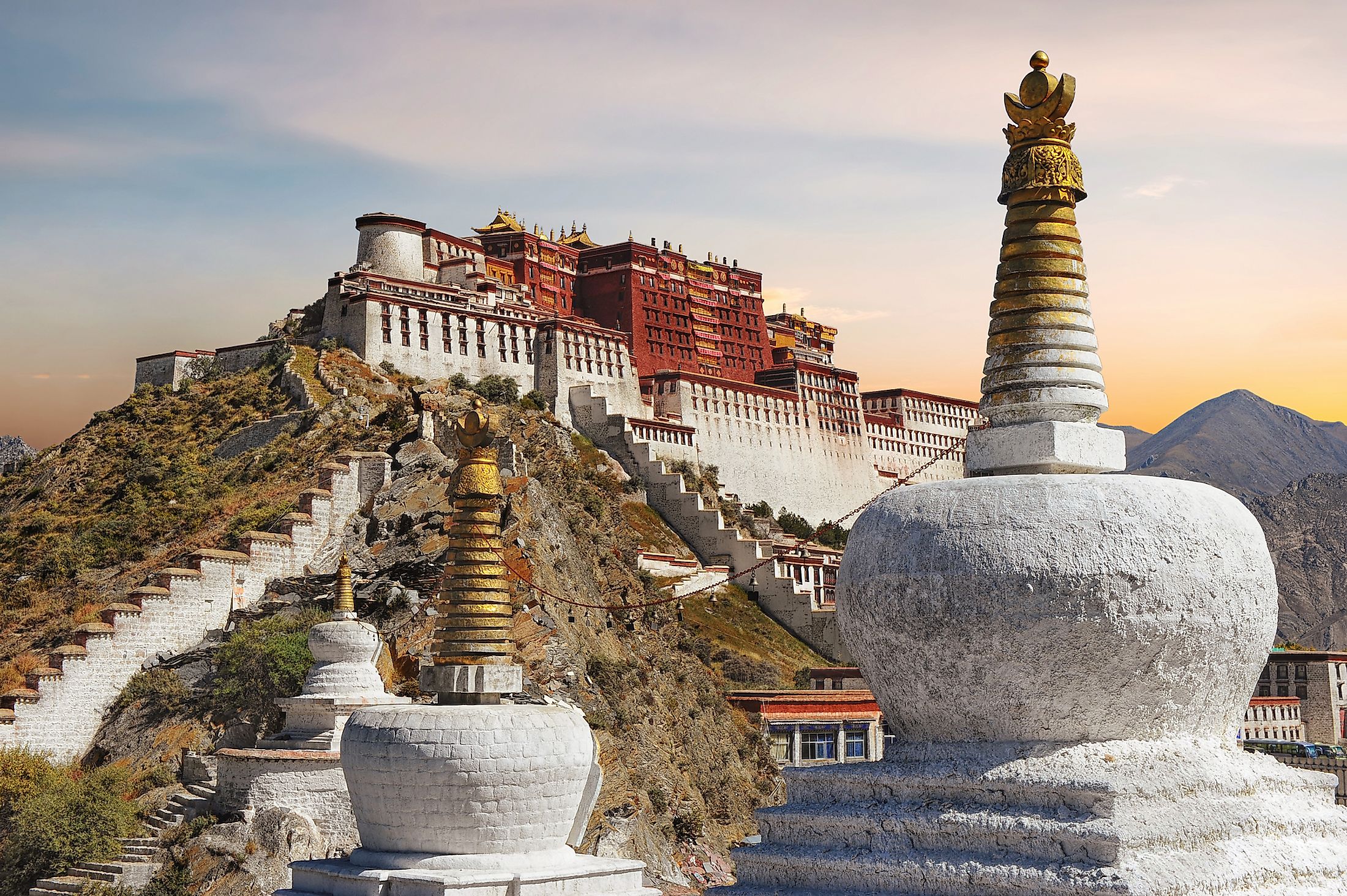 The Potala Palace in Tibet