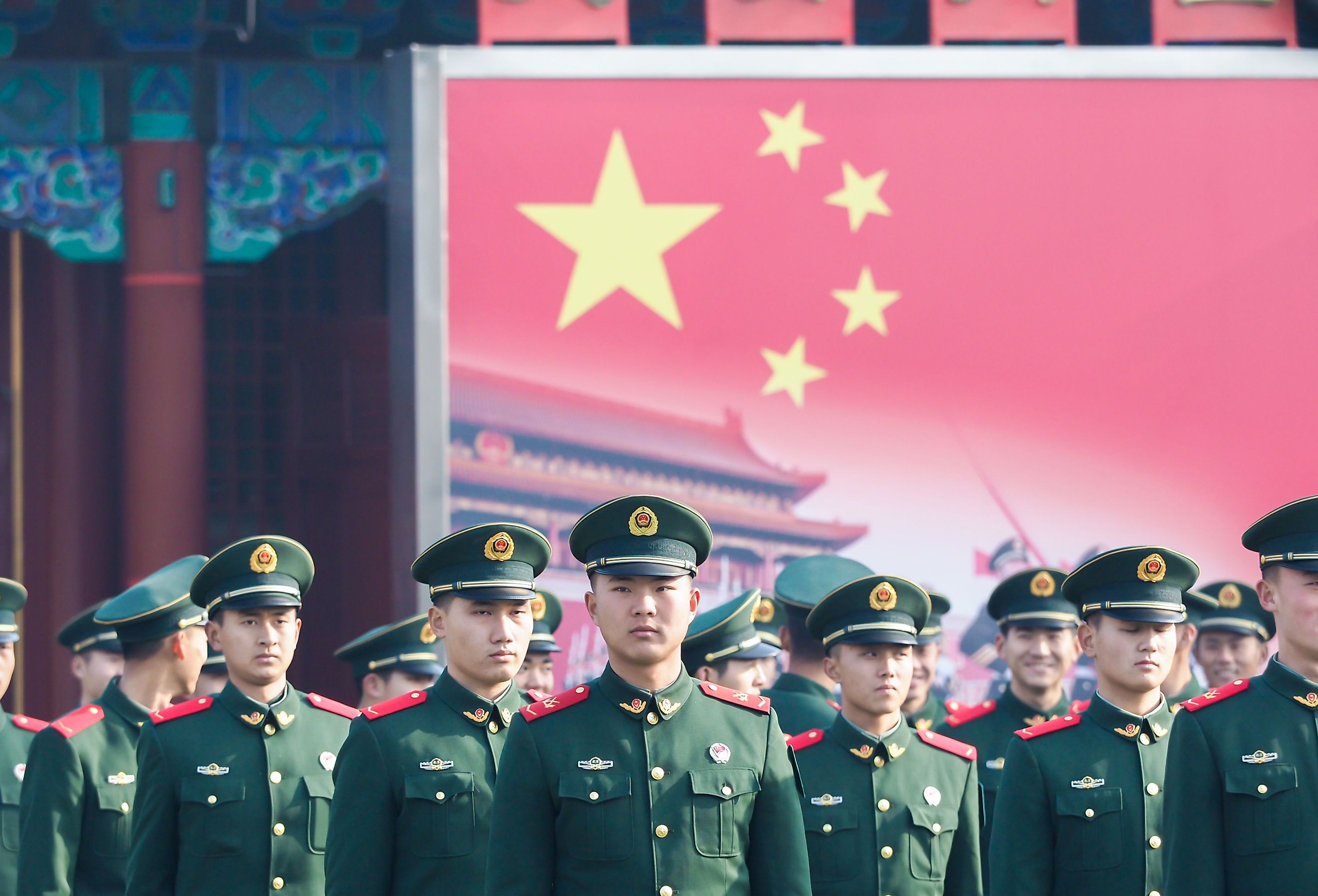 China has the largest active military personnel in the world at 2 million. Image credit Twinsterphoto via Shutterstock