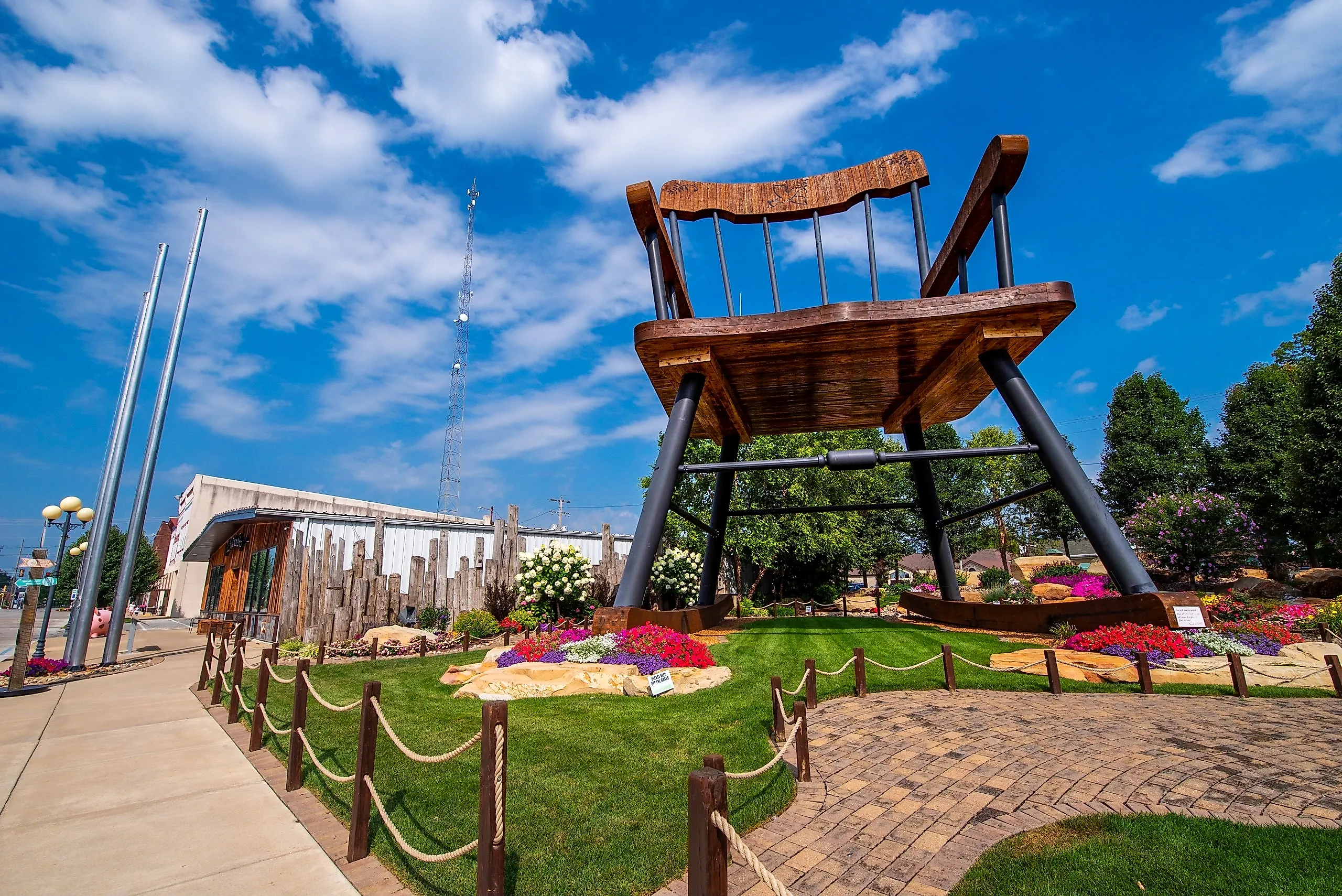 The giant rocking chair in Casey, Illinois.