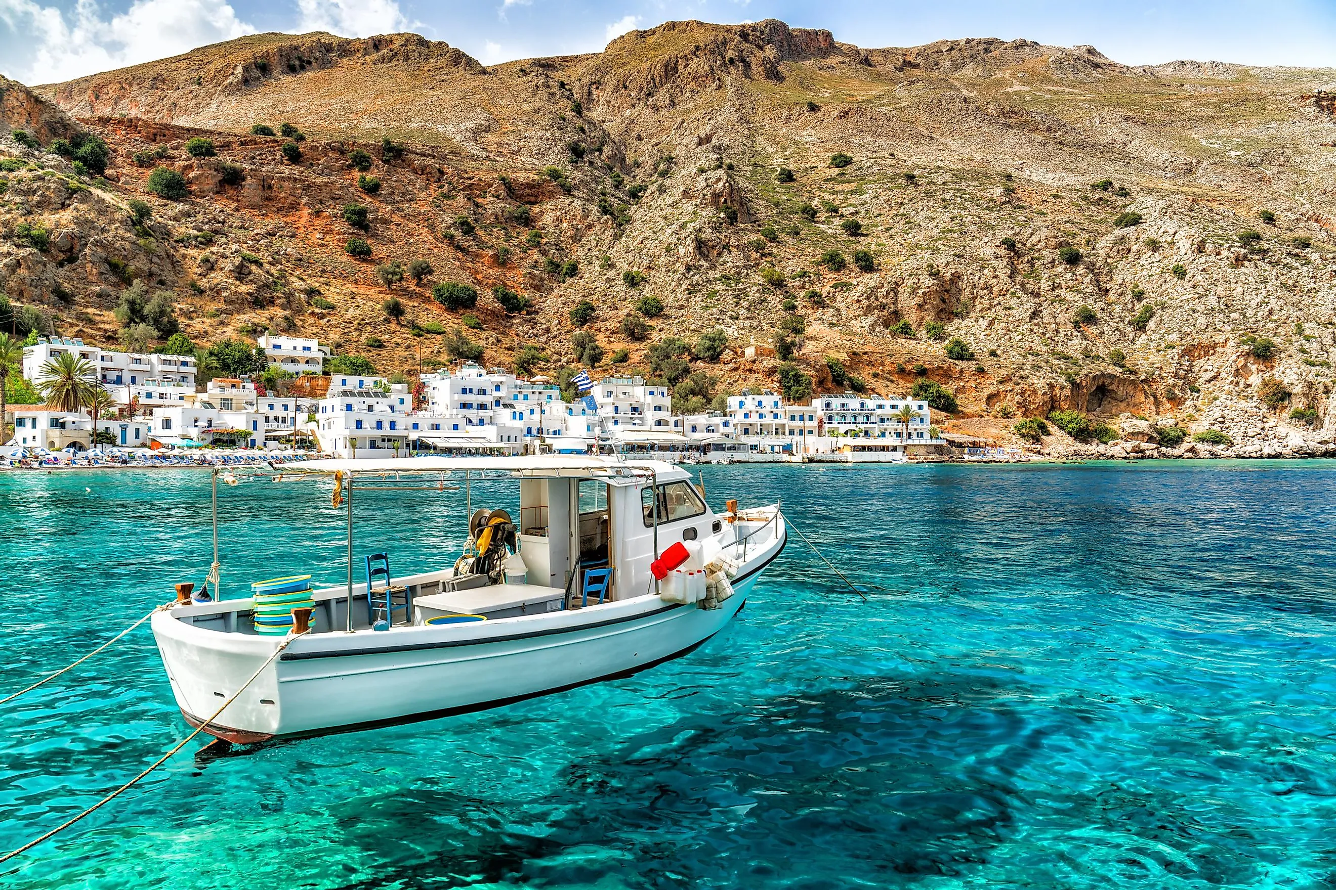 Loutro, Crete, Greece. 