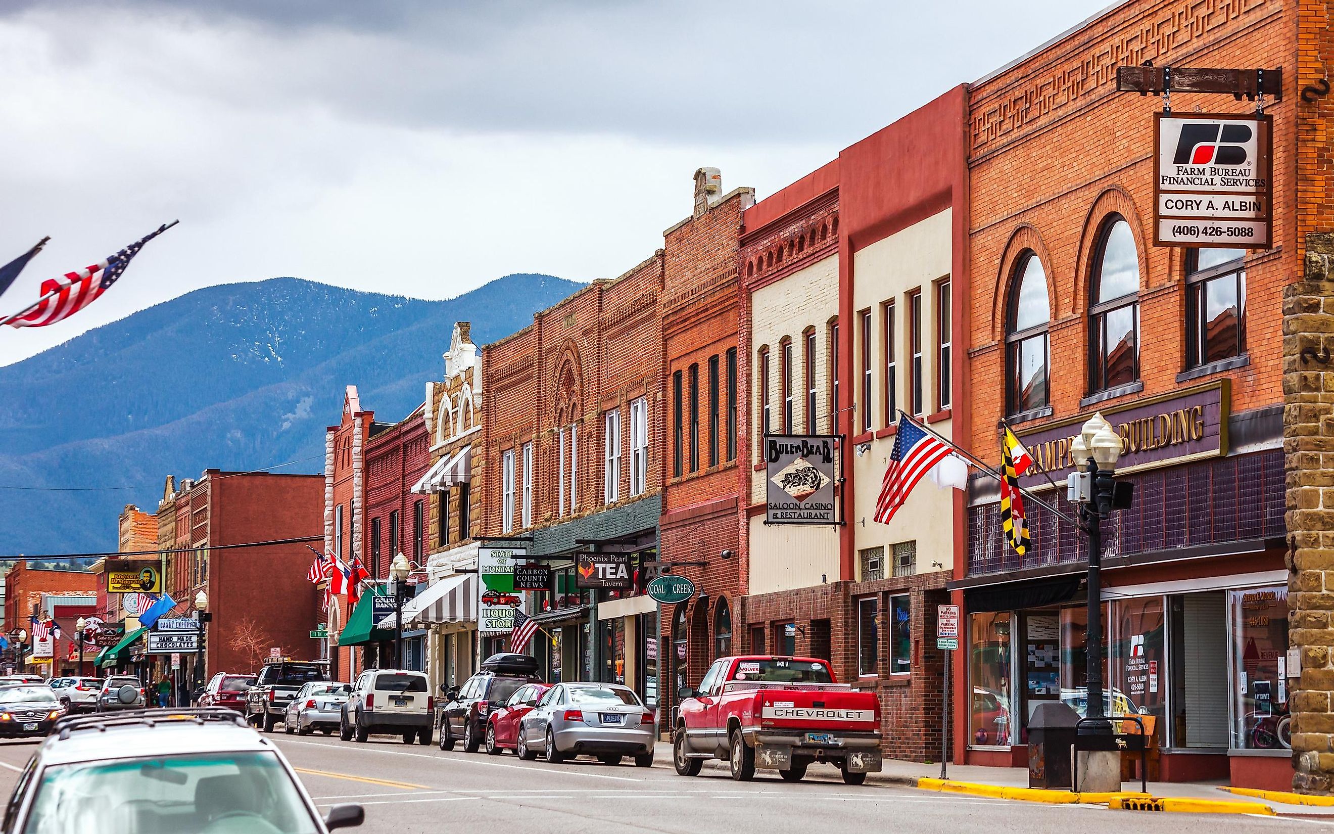 American town - Red Lodge, Montana