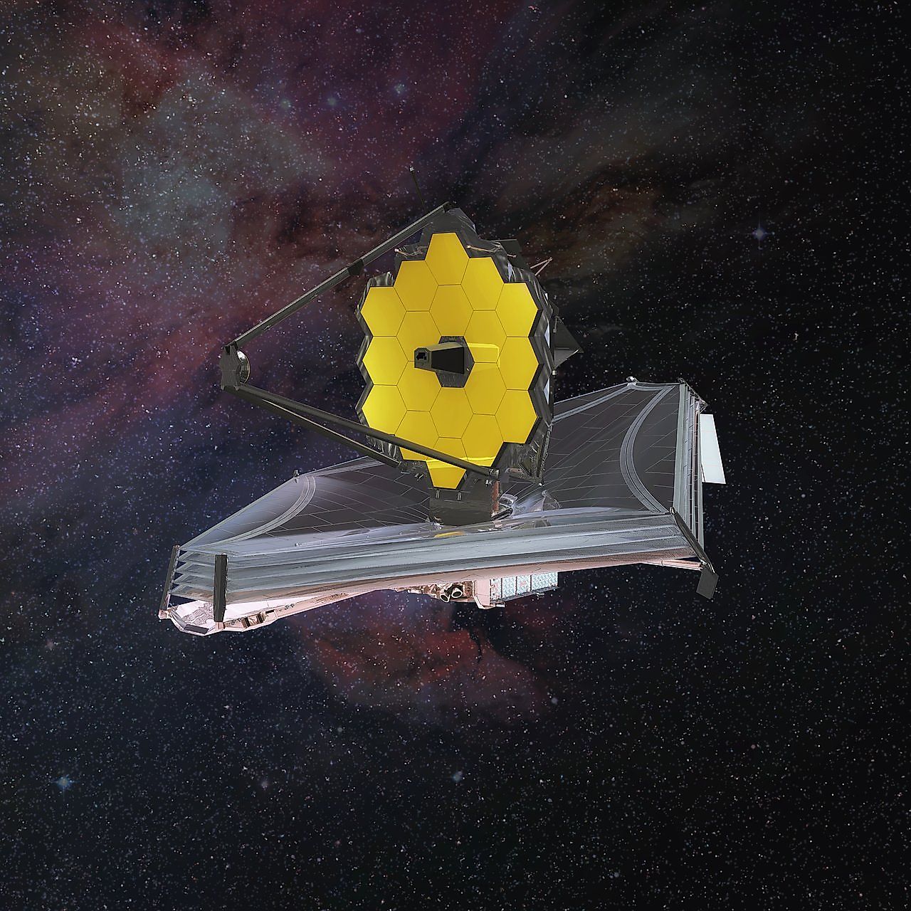 Artists impression of the James Webb Space Telescope