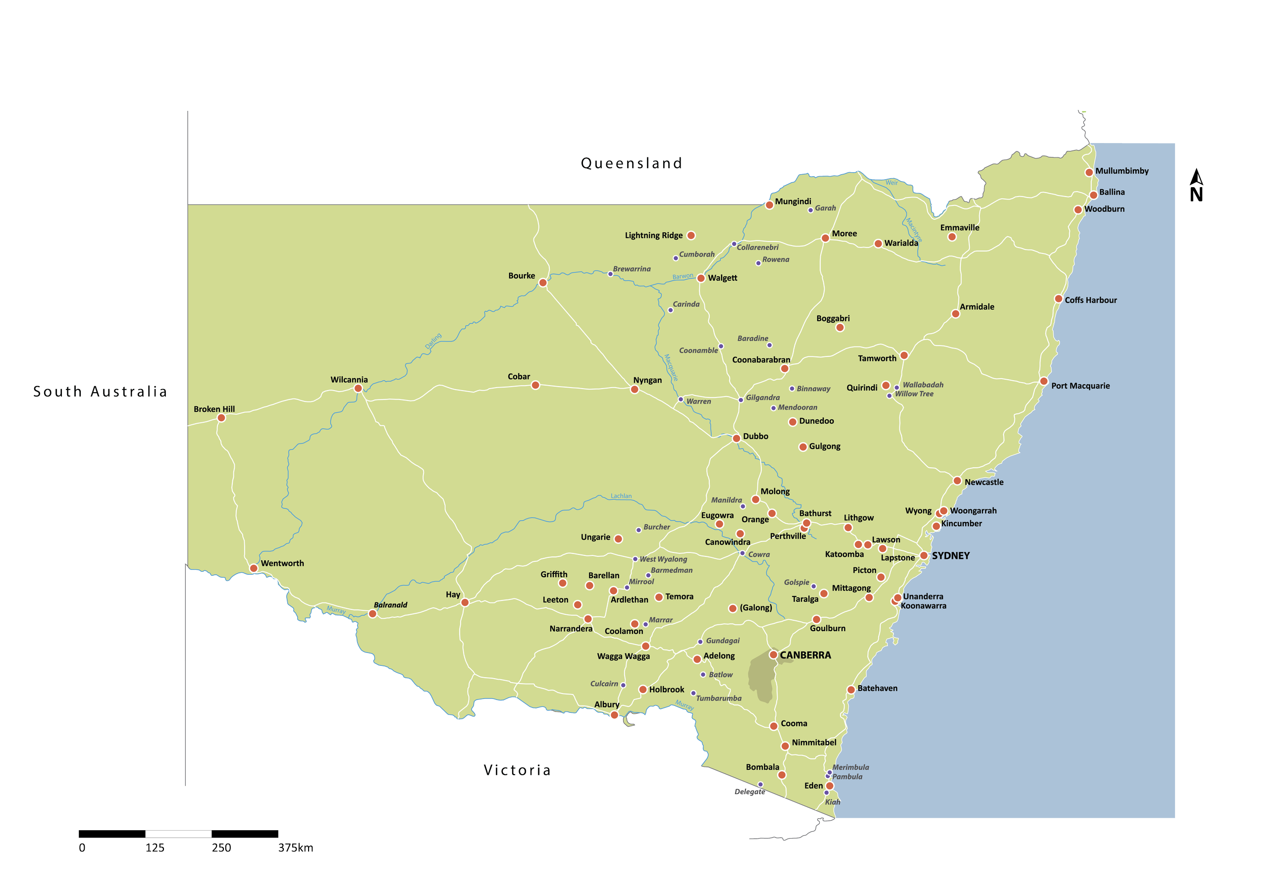 New South Wales Maps And Facts World Atlas