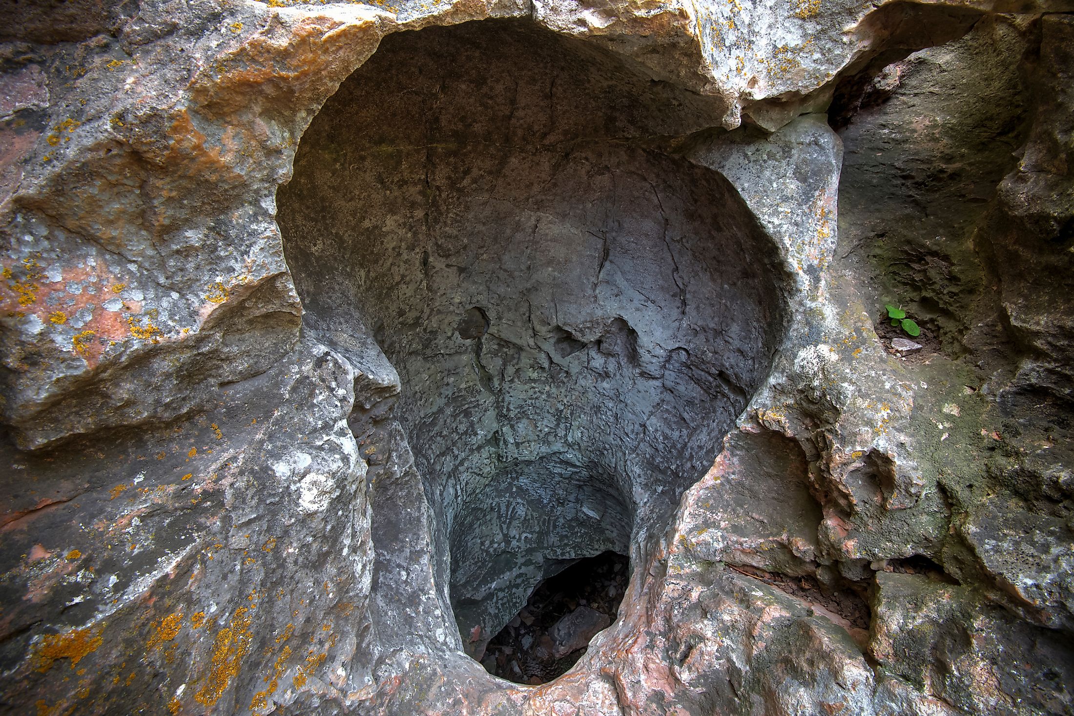 Natural Entrance to Wind Cave, Wind Cave National Park, South Dakota, USA