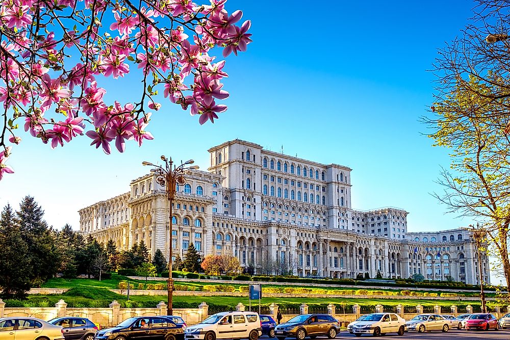 The Palace of Parliament, Bucharest.