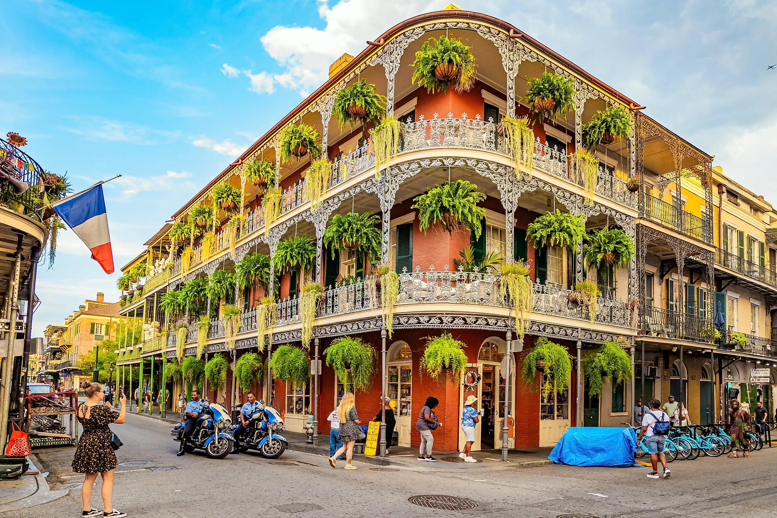 The French Quarter, New Orleans. Editorial credit: kavram / Shutterstock.com