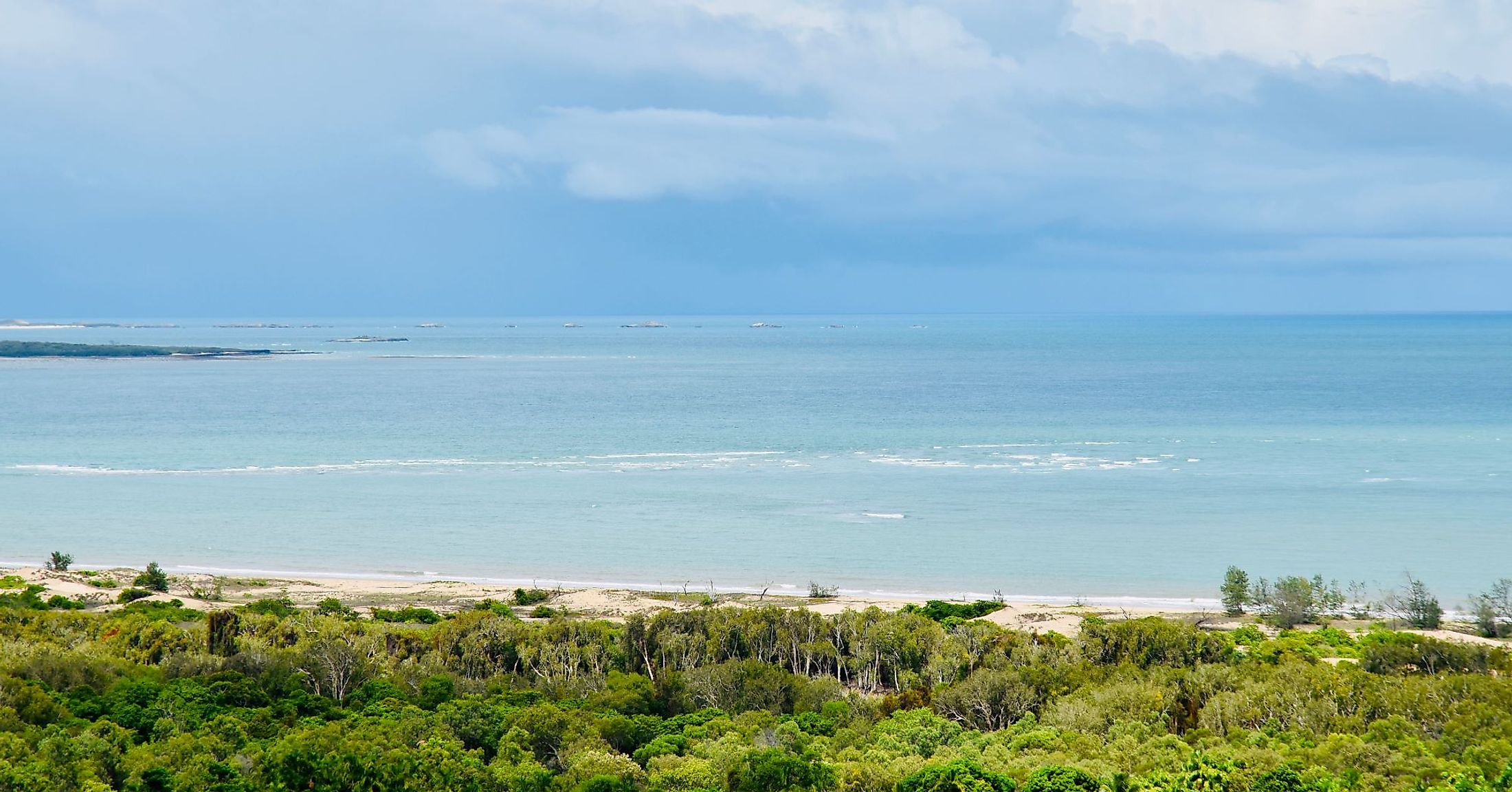 Lookout over the Arafura Sea, Gove, Nhulunbuy, Northern Territory, Australia. 