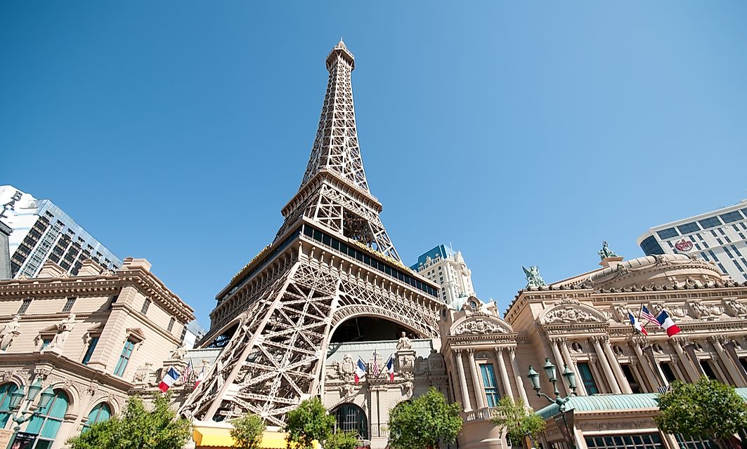 Las Vegas's interpretation of the Eiffel Tower.