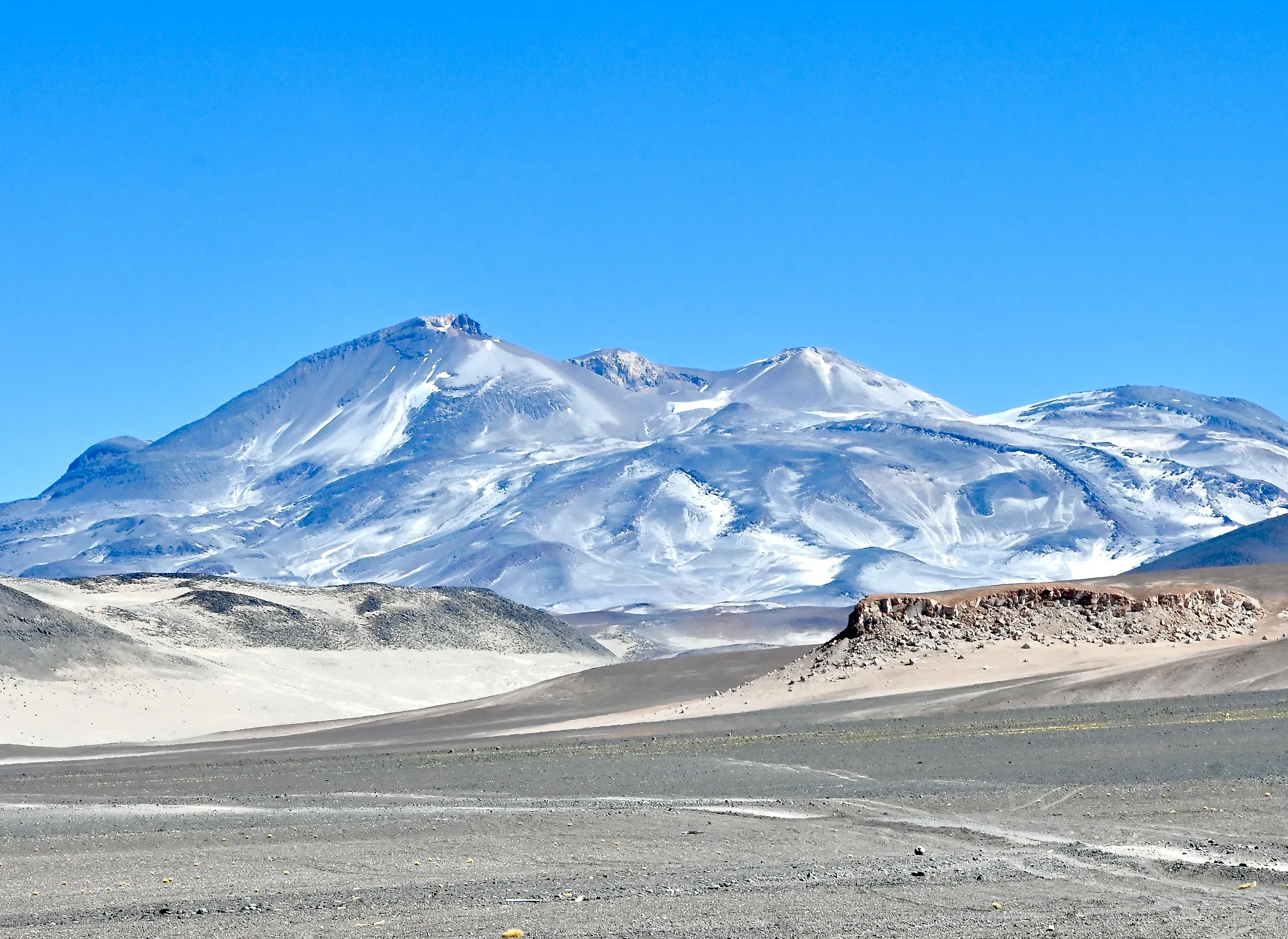 Panoramic view of Ojos del Salado Chile