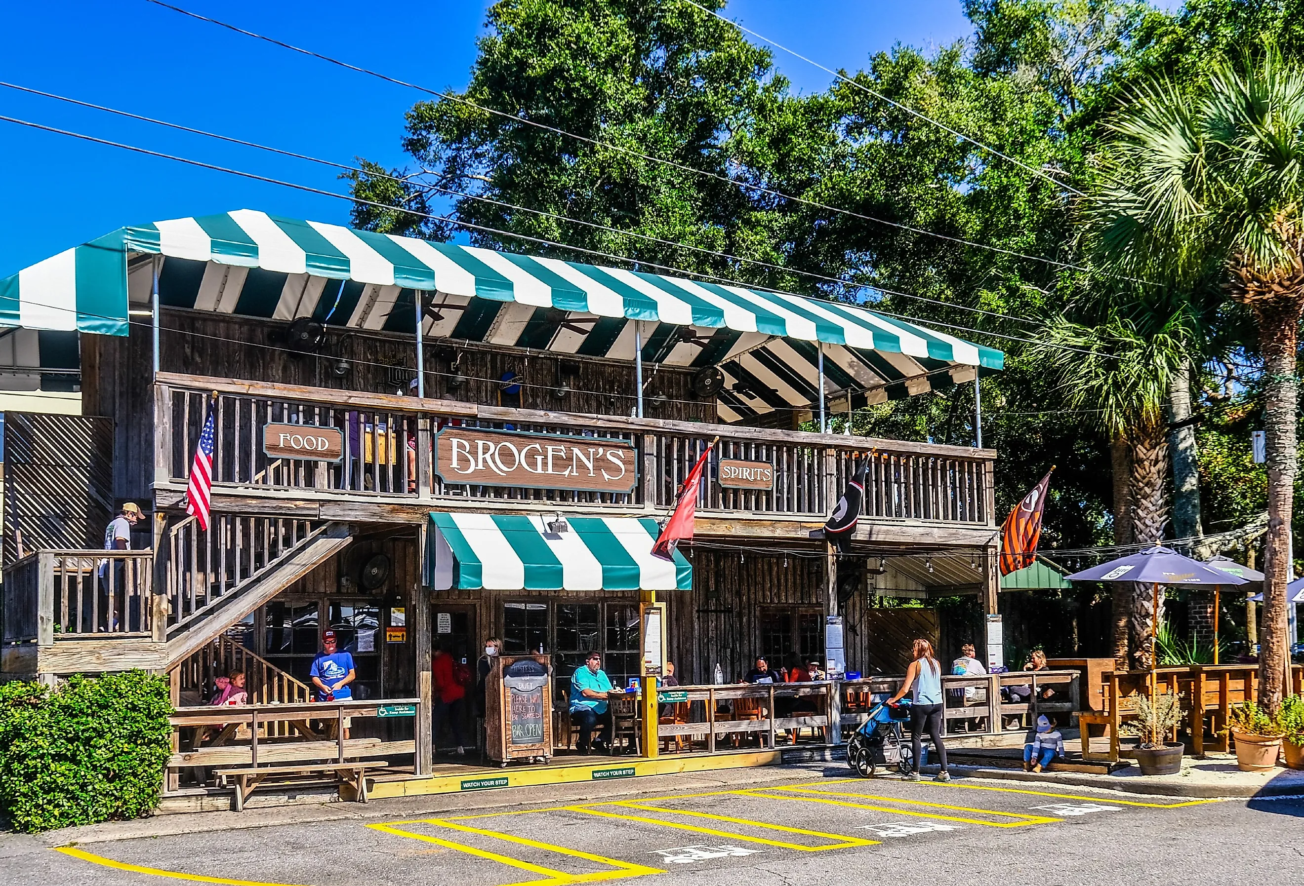 Downtown Saint Simons Island, Georgia. Image credit Darryl Brooks via Shutterstock.com